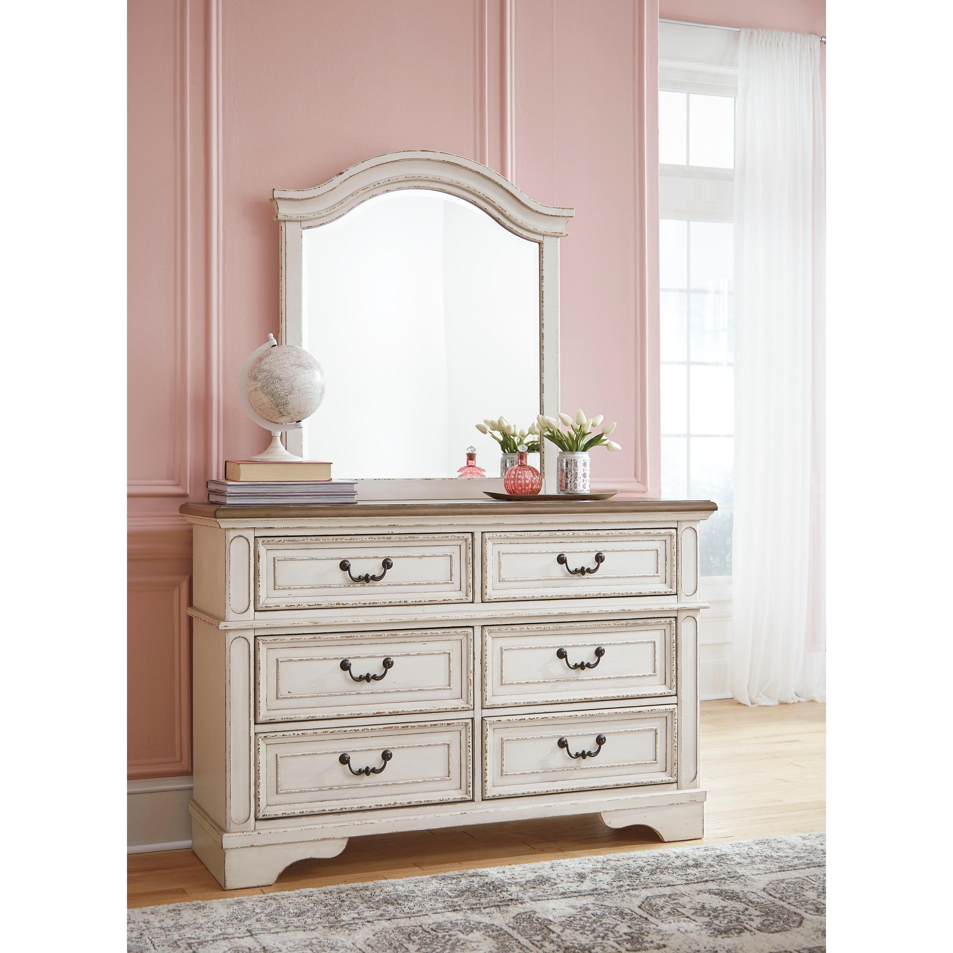 Signature Design by Ashley Realyn B743B76 6 pc Twin Upholstered Panel Bedroom Set IMAGE 3