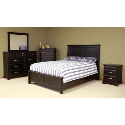 Mako Solid Wood Furniture Symphony 2900 King Panel Bed IMAGE 2