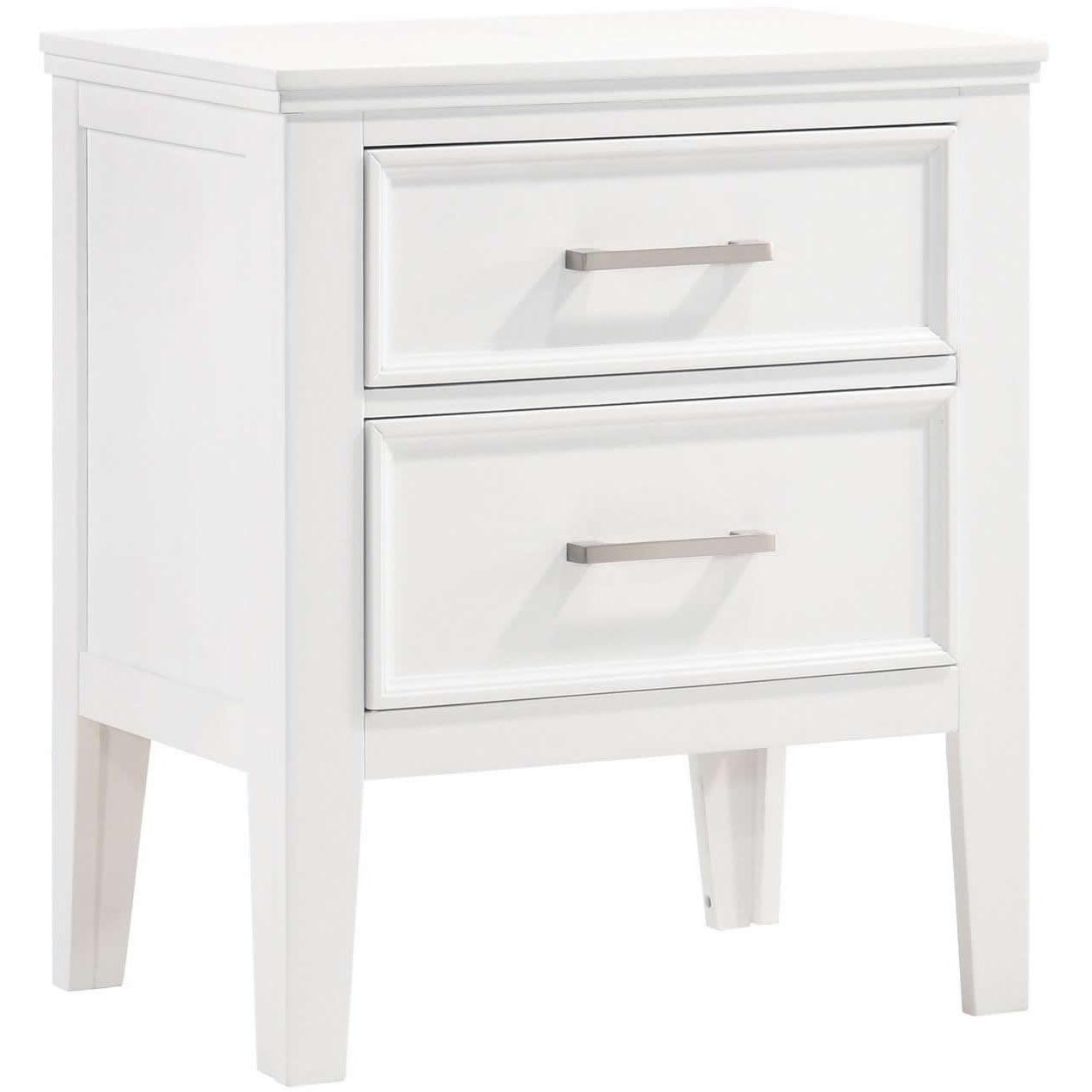 New Classic Furniture Andover B677W 6 pc Queen Panel Bedroom Set IMAGE 4