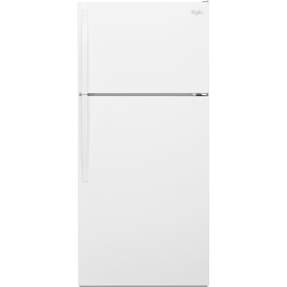Whirlpool 28-inch, 14.3 cu. ft. Top Freezer Refrigerator WRT314TFDW IMAGE 1