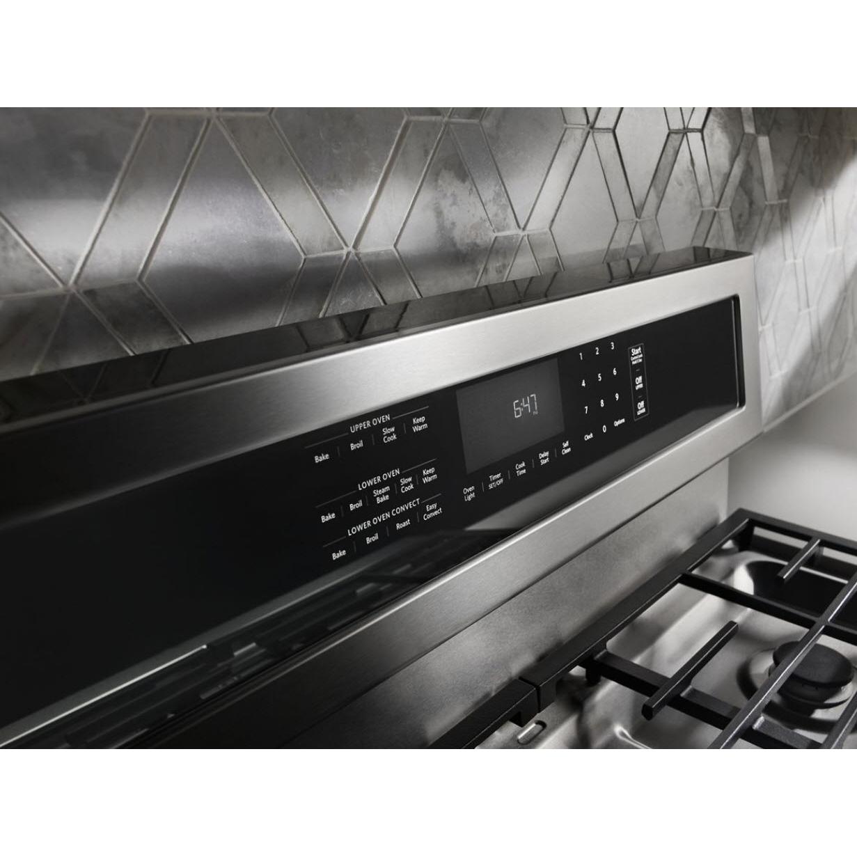KitchenAid 30-inch Freestanding Dual-Fuel Range KFDD500ESS IMAGE 2