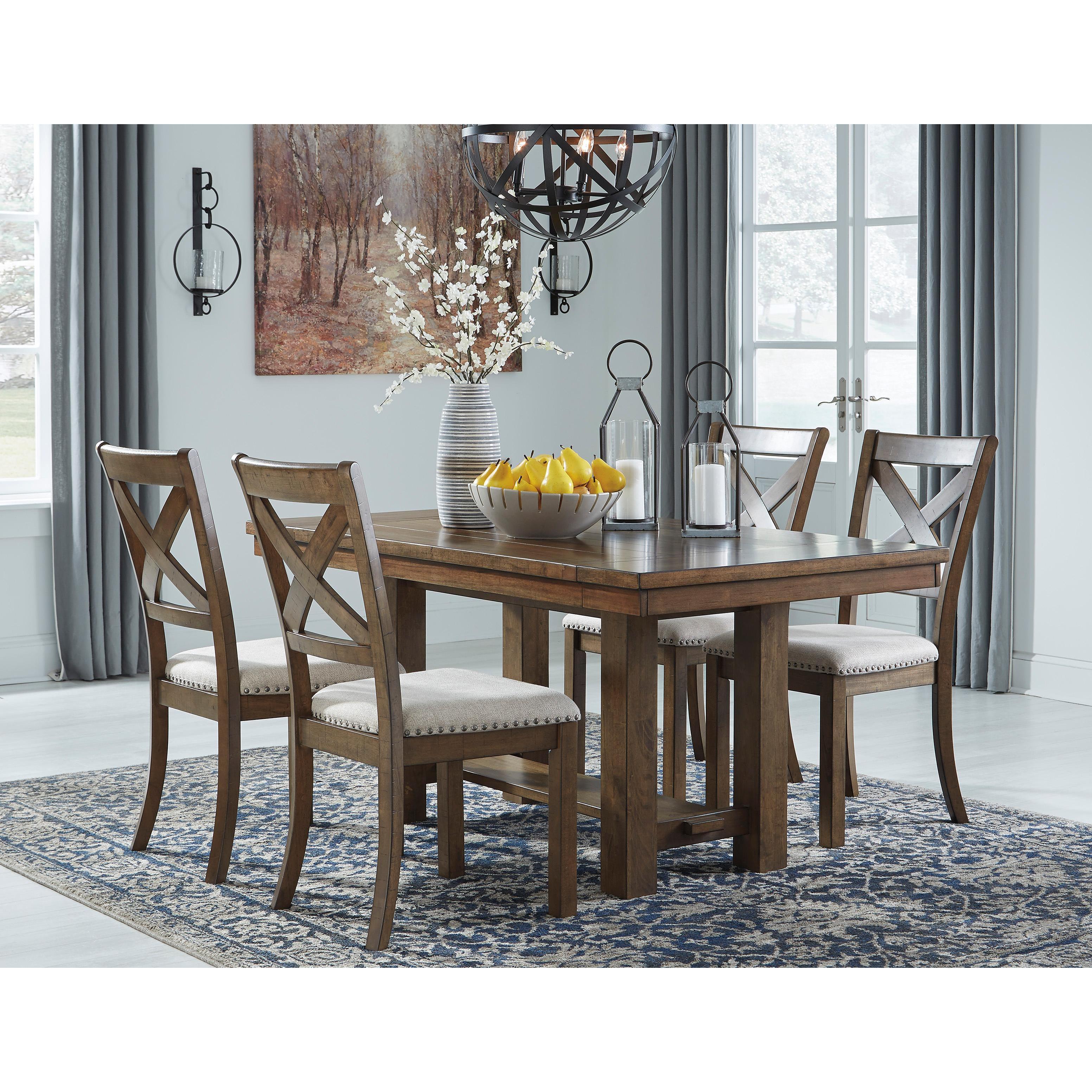 Signature Design by Ashley Moriville D631D5 5 pc Dining Set IMAGE 1
