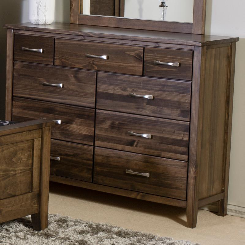 Mako Solid Wood Furniture Scarlet 4100 9-Drawer Dresser IMAGE 1