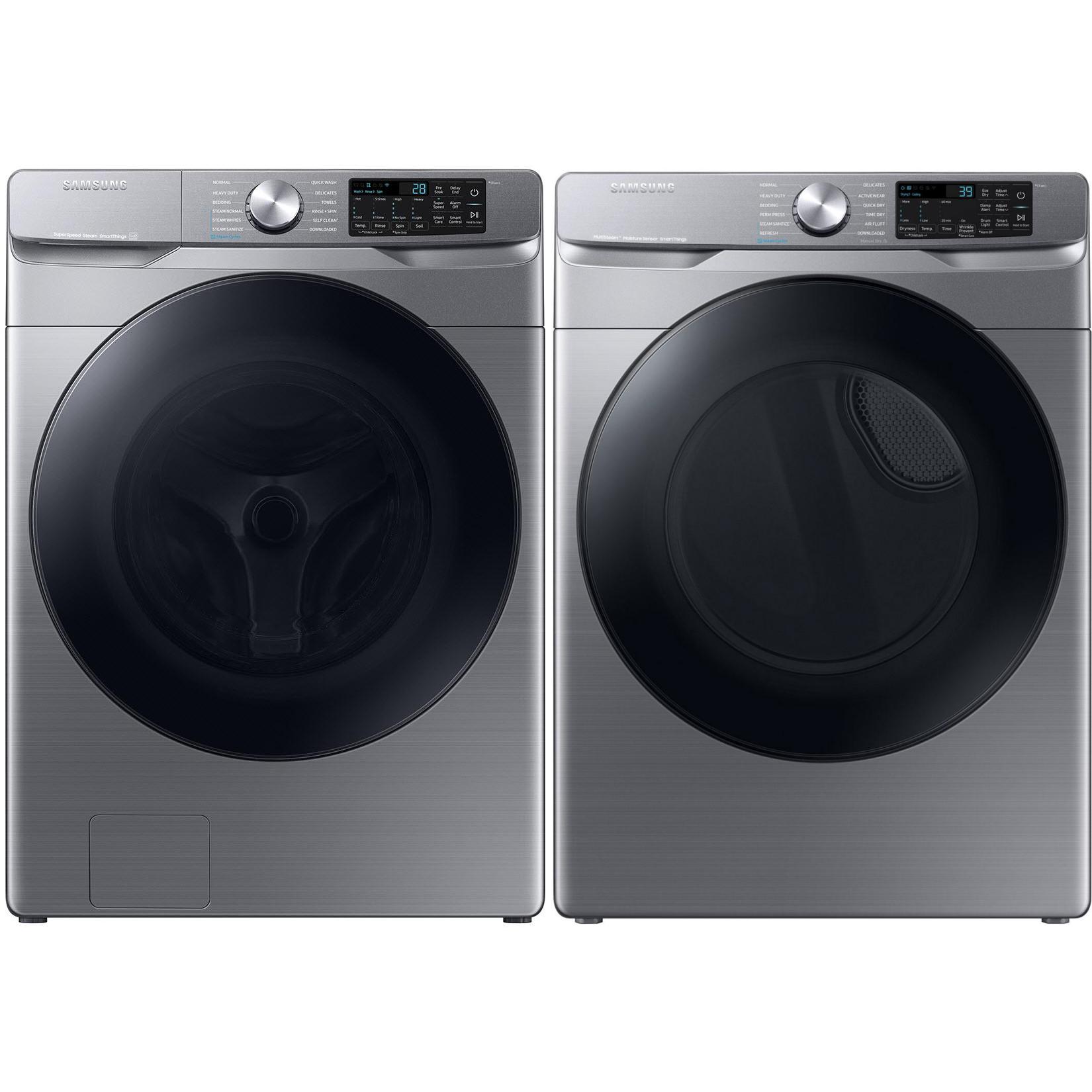 Samsung Laundry WF45B6300AP/US, DVE45B6305P/AC IMAGE 1