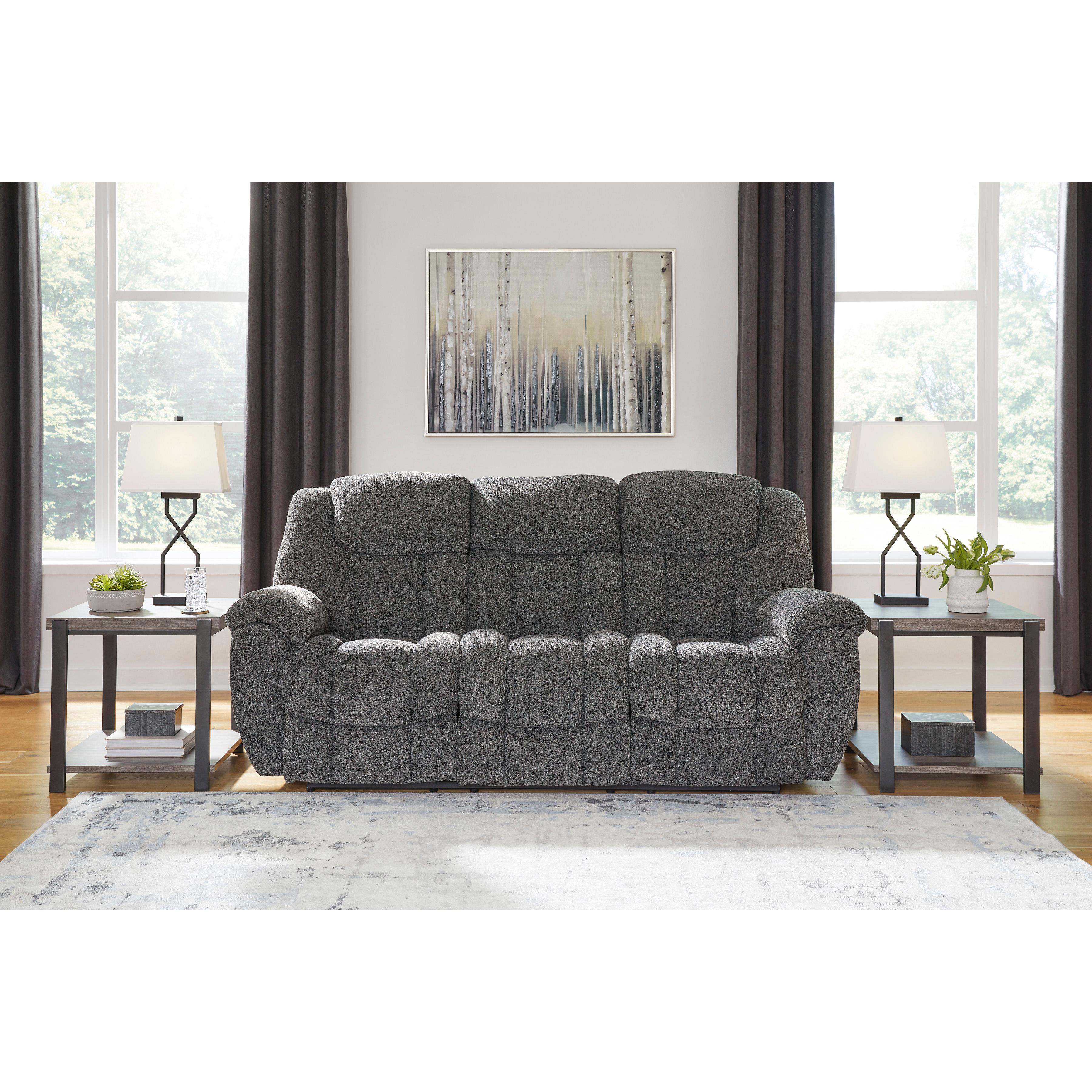 Signature Design by Ashley Foreside 38104U1 2 pc Reclining Living Room Set IMAGE 3