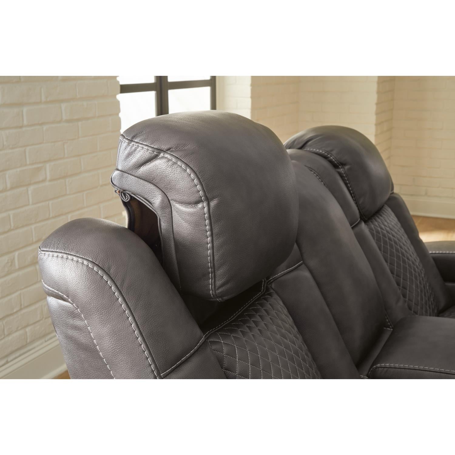 Signature Design by Ashley Fyne-Dyme 36602U1 2 pc Power Reclining Living Room Set IMAGE 9