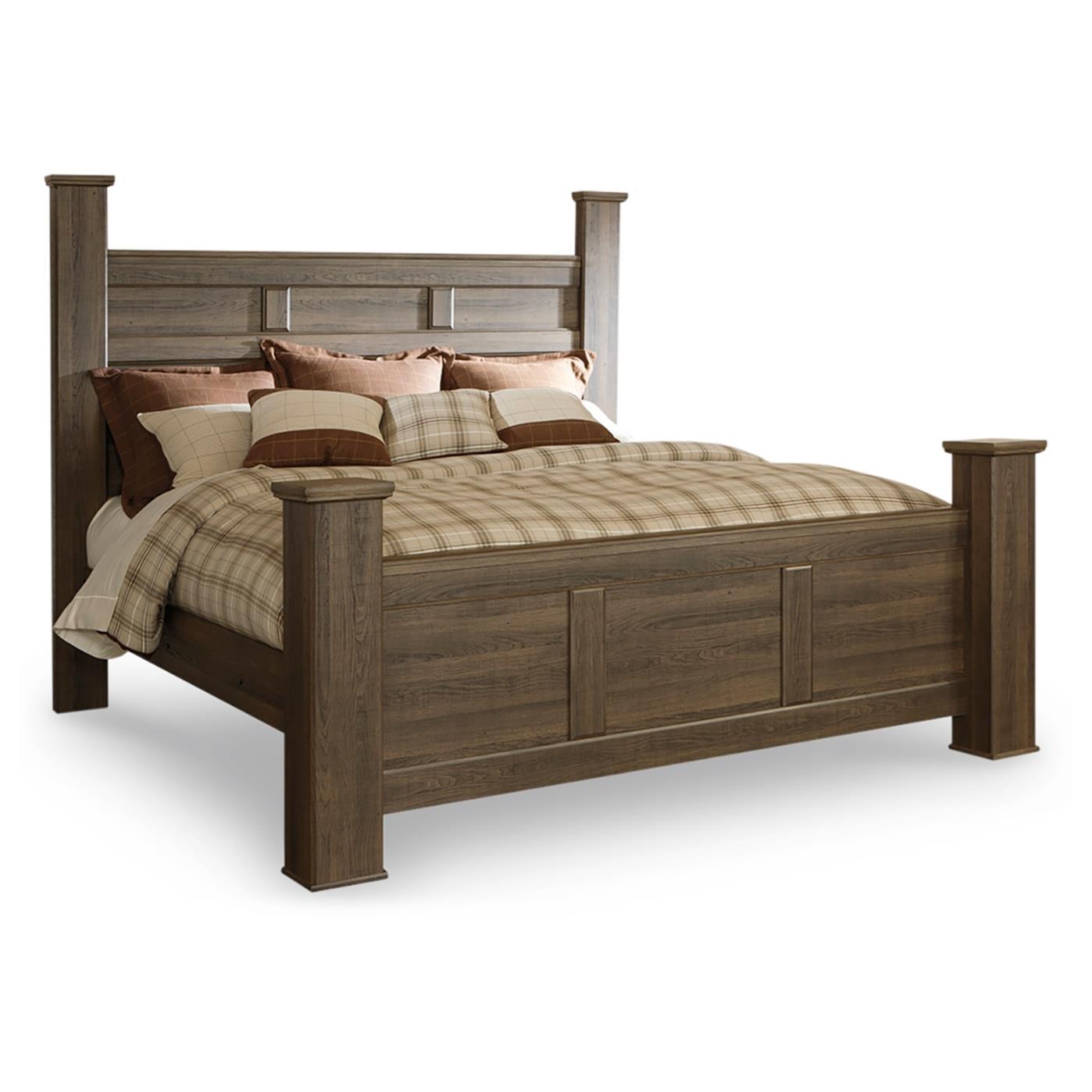 Signature Design by Ashley Juararo B251B37 6 pc King Poster Bedroom Set IMAGE 2