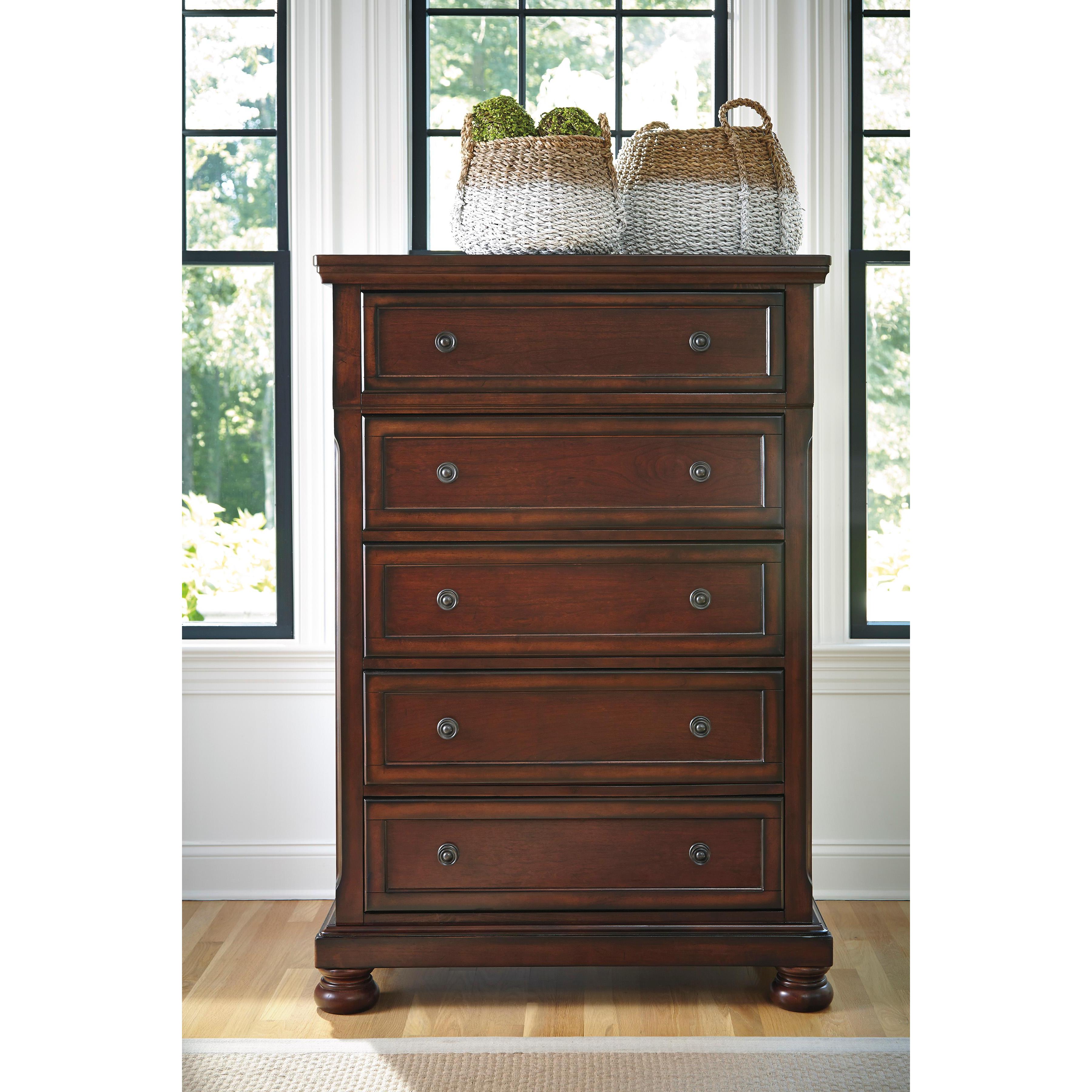 Millennium Porter B697B39 8 pc California King Panel Bedroom Set IMAGE 4