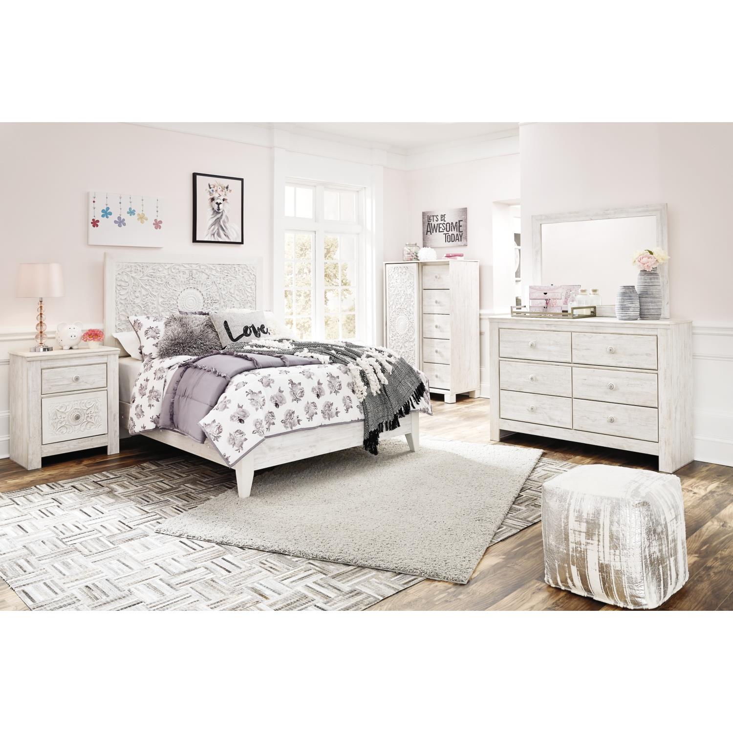 Signature Design by Ashley Paxberry B181B17 5 pc Full Panel Bedroom Set IMAGE 1