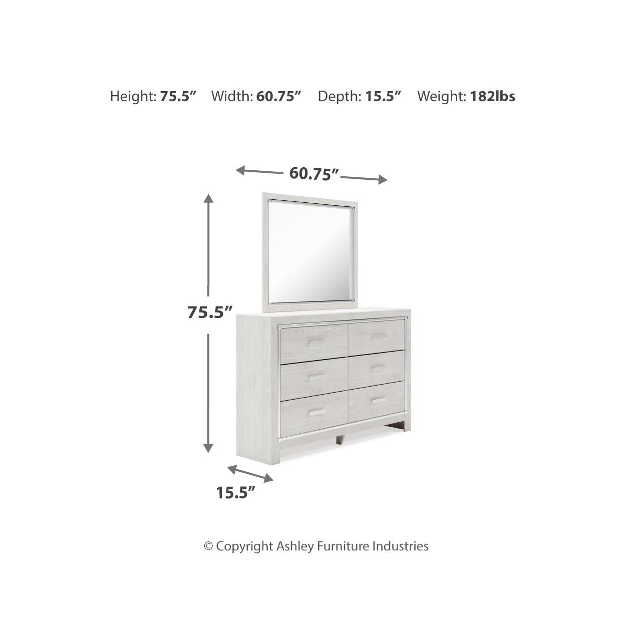 Signature Design by Ashley Altyra B2640B41 6 pc Full Panel Bedroom Set IMAGE 17
