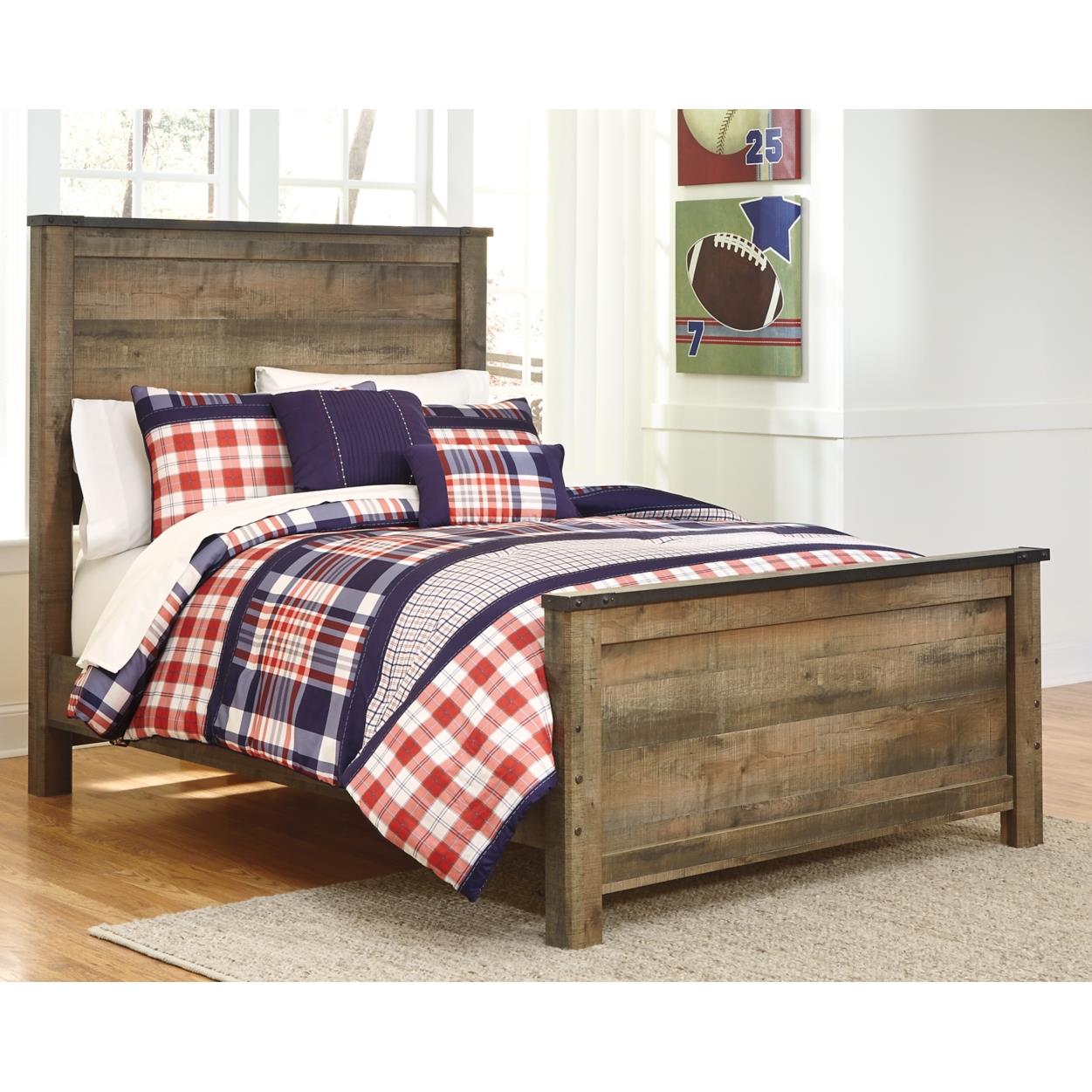 Signature Design by Ashley Trinell B446B78 6 pc Full Panel Bedroom Set IMAGE 13