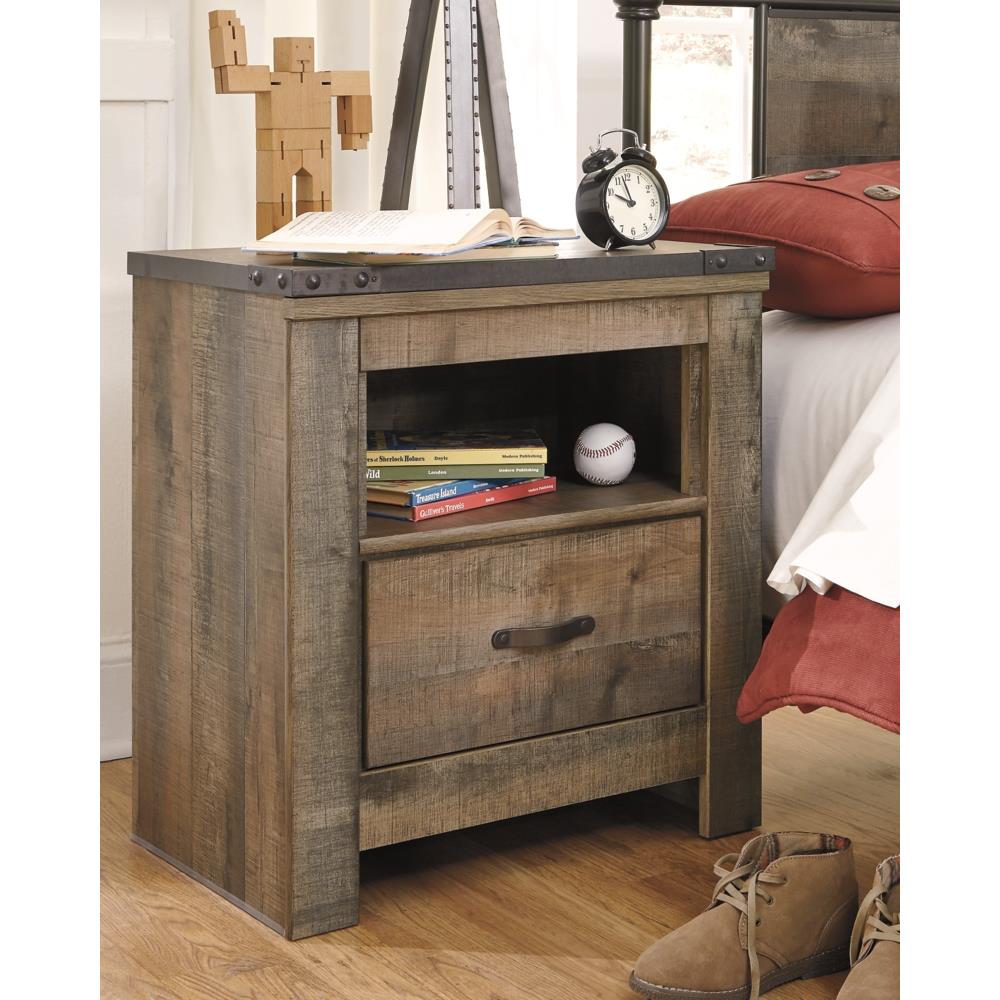 Signature Design by Ashley Trinell B446B78 6 pc Full Panel Bedroom Set IMAGE 14
