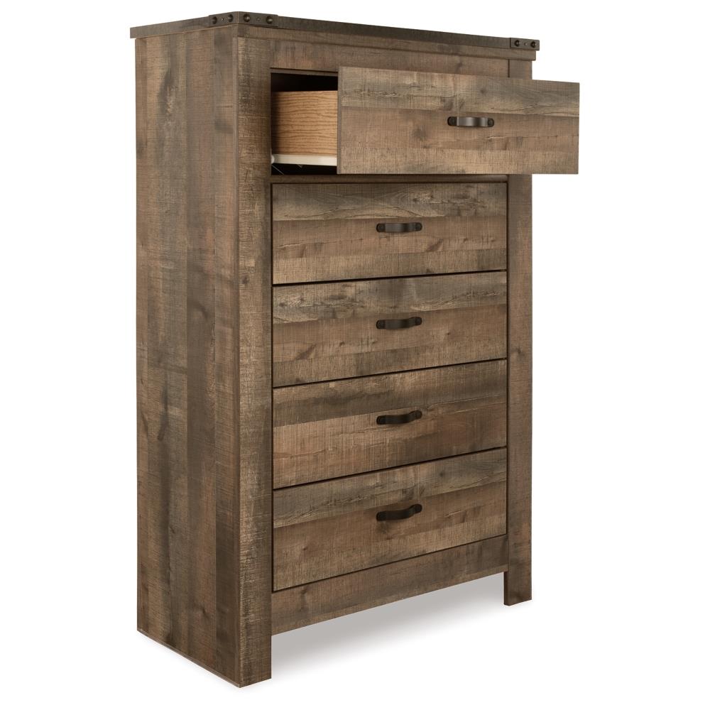Signature Design by Ashley Trinell B446B89 9 pc Full Bookcase Bedroom Set IMAGE 4
