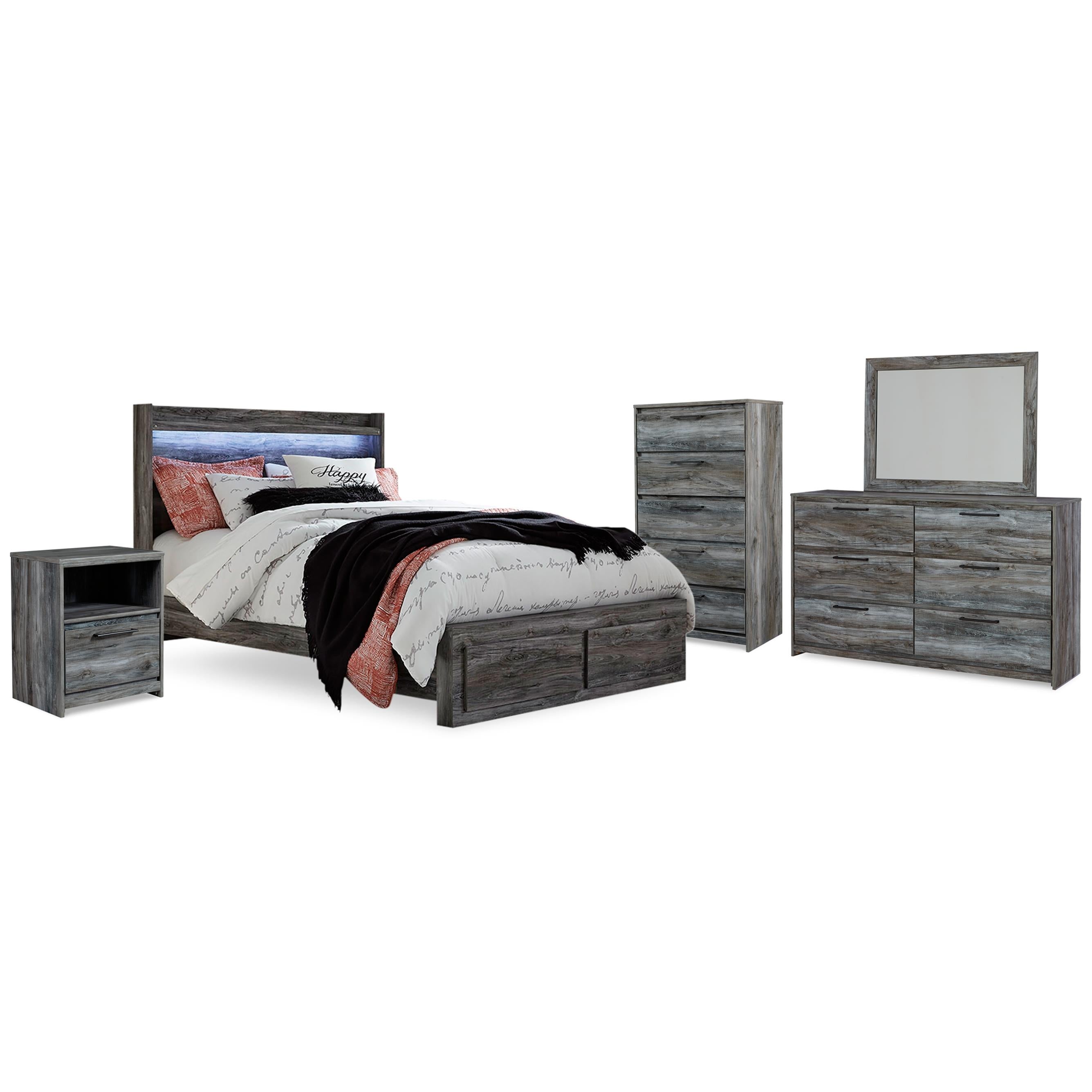 Signature Design by Ashley Baystorm B221B57 9 pc Queen Panel Bedroom Set IMAGE 2