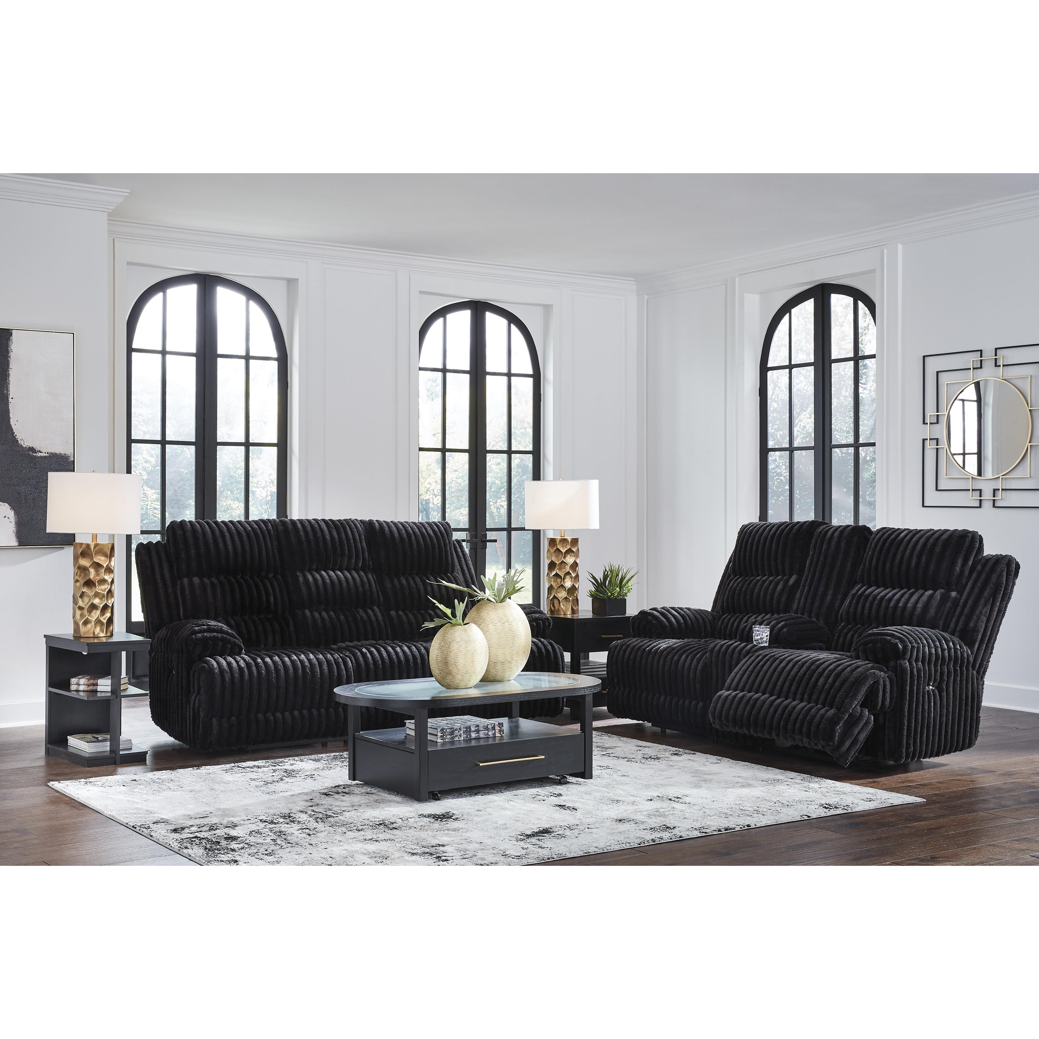 Signature Design by Ashley Rhine Falls PC42805 2 pc Power Reclining Living Room Set IMAGE 1