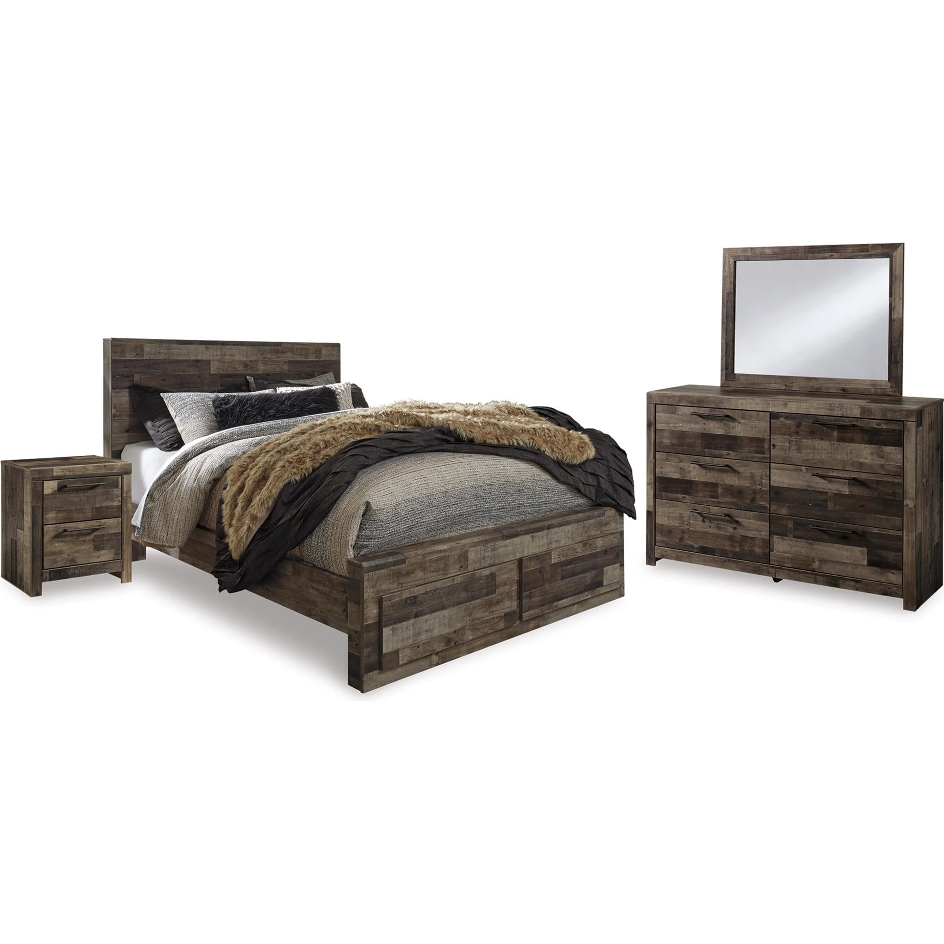 Benchcraft Derekson B200B49 7 pc Queen Panel Bedroom Set IMAGE 2