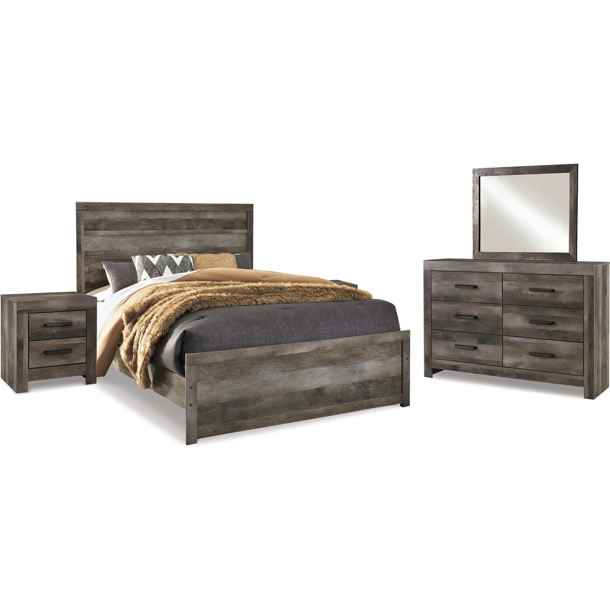 Signature Design by Ashley Wynnlow B440B36 7 pc Queen Panel Bedroom Set IMAGE 1