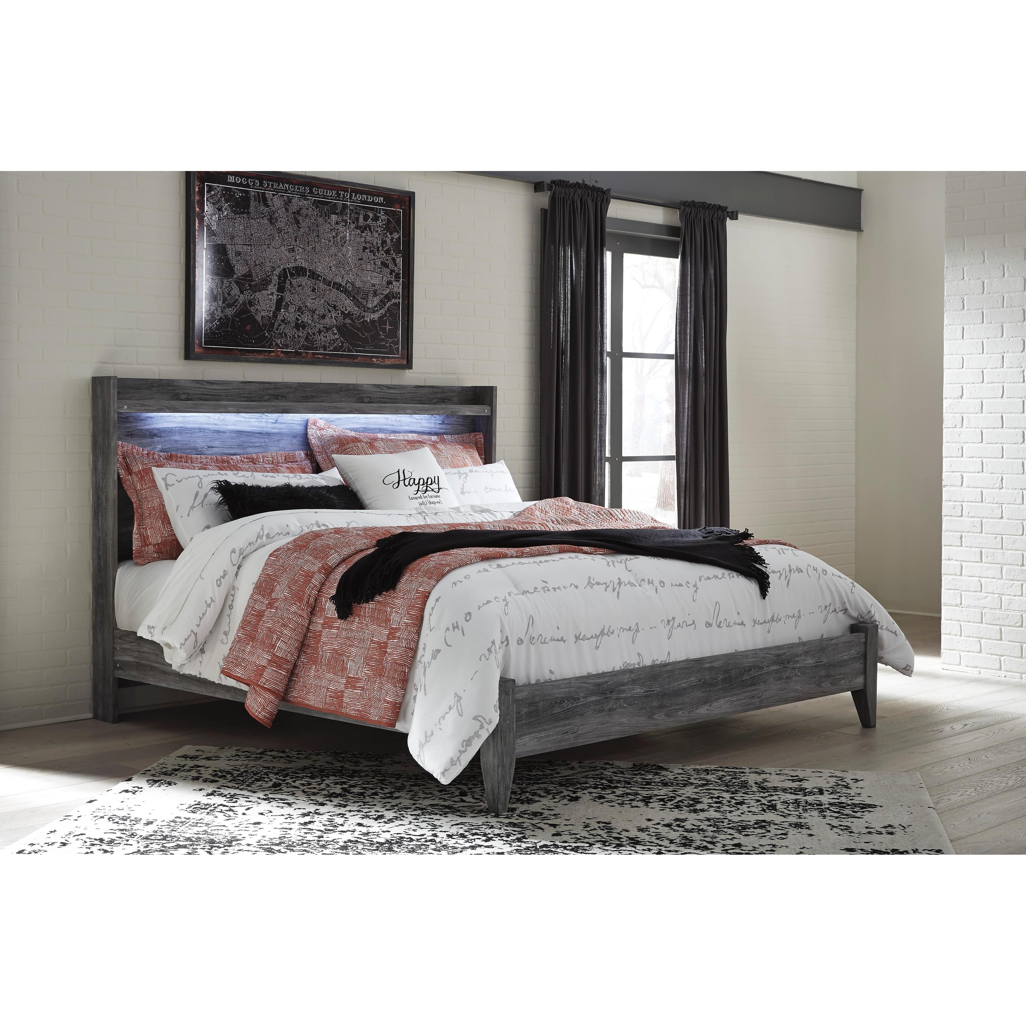 Signature Design by Ashley Baystorm B221B53 8 pc King Panel Bedroom Set IMAGE 2
