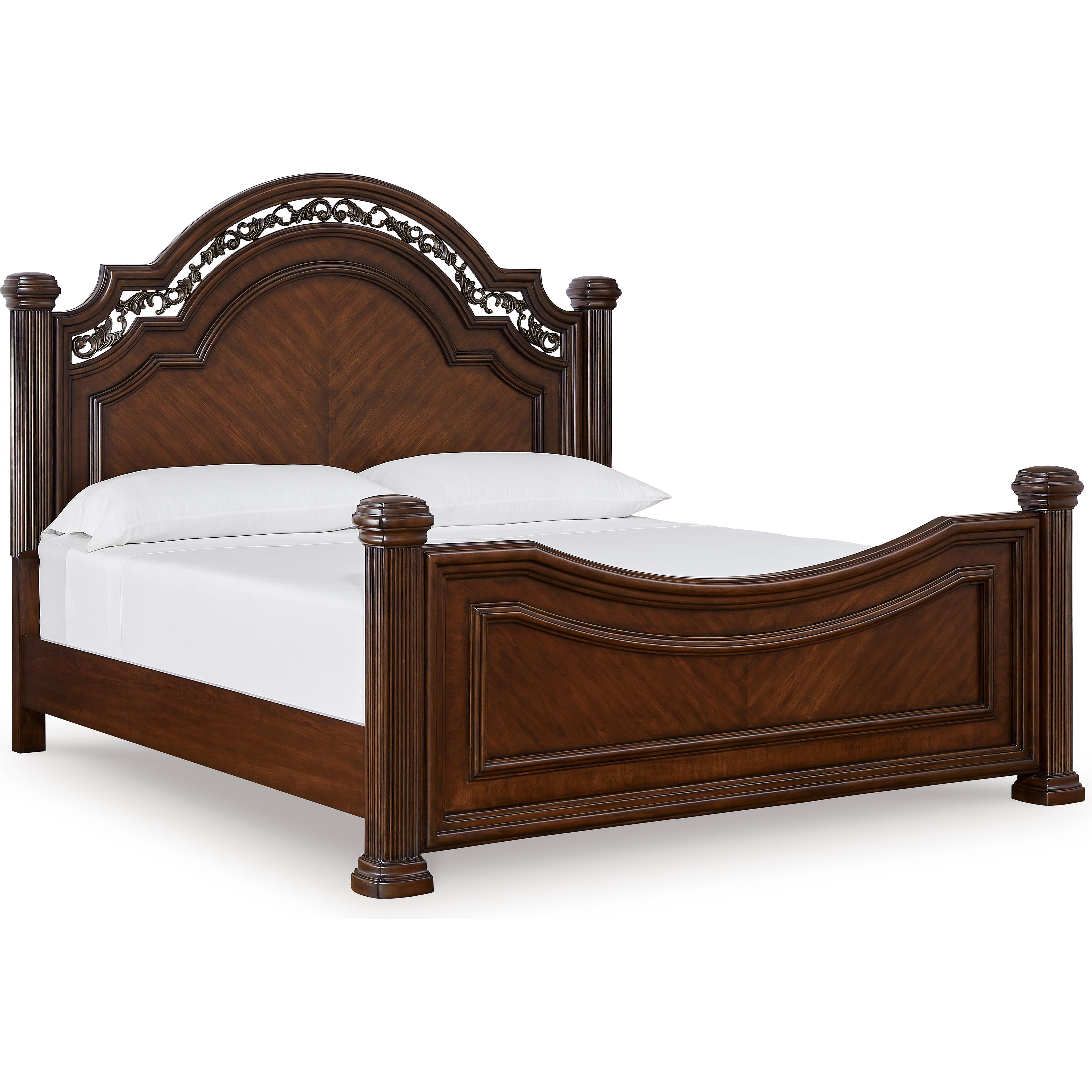 Signature Design by Ashley Lavinton B764B17 6 pc King Poster Bedroom Set IMAGE 2