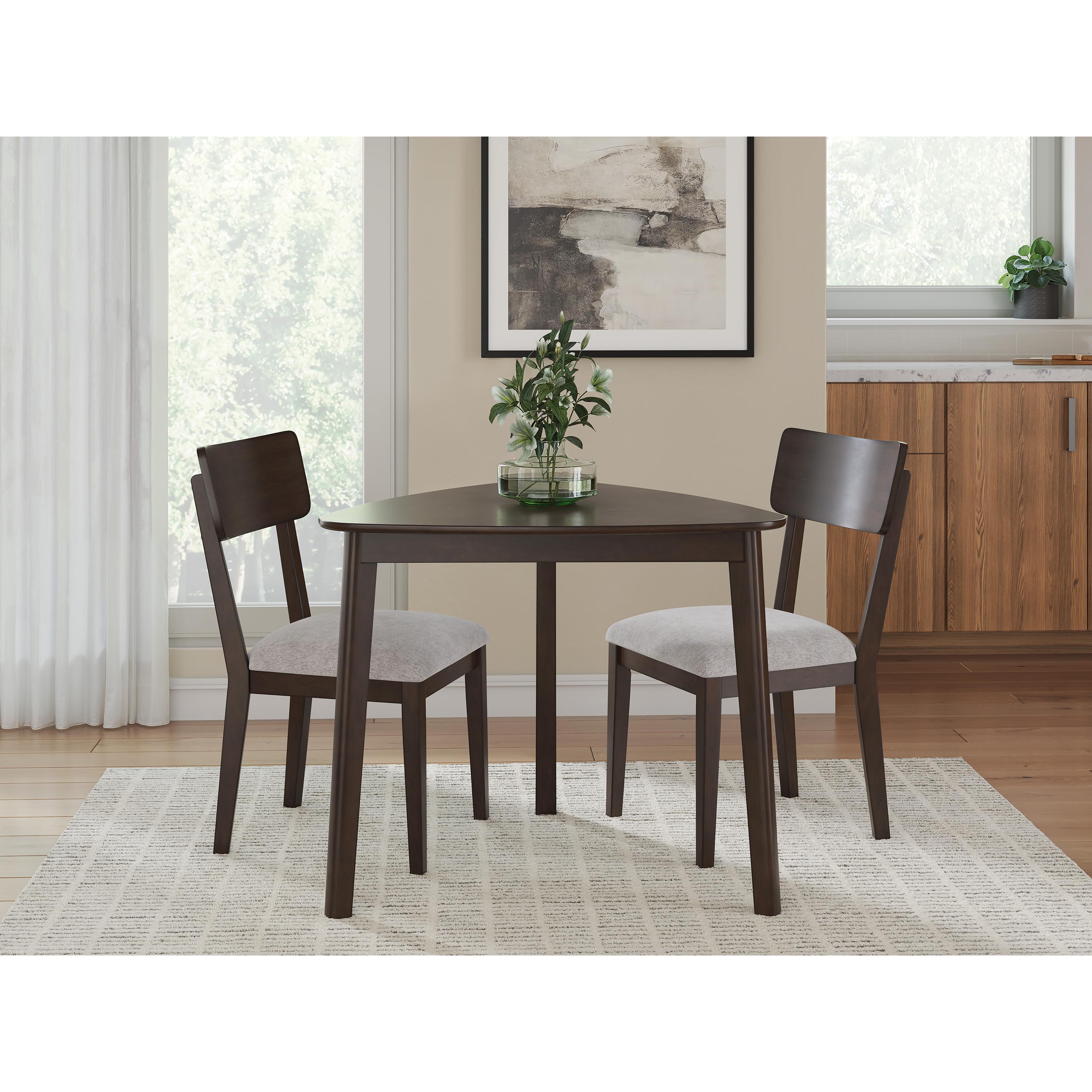 Signature Design by Ashley Mallenette PCD607 3 pc Dining Set IMAGE 1