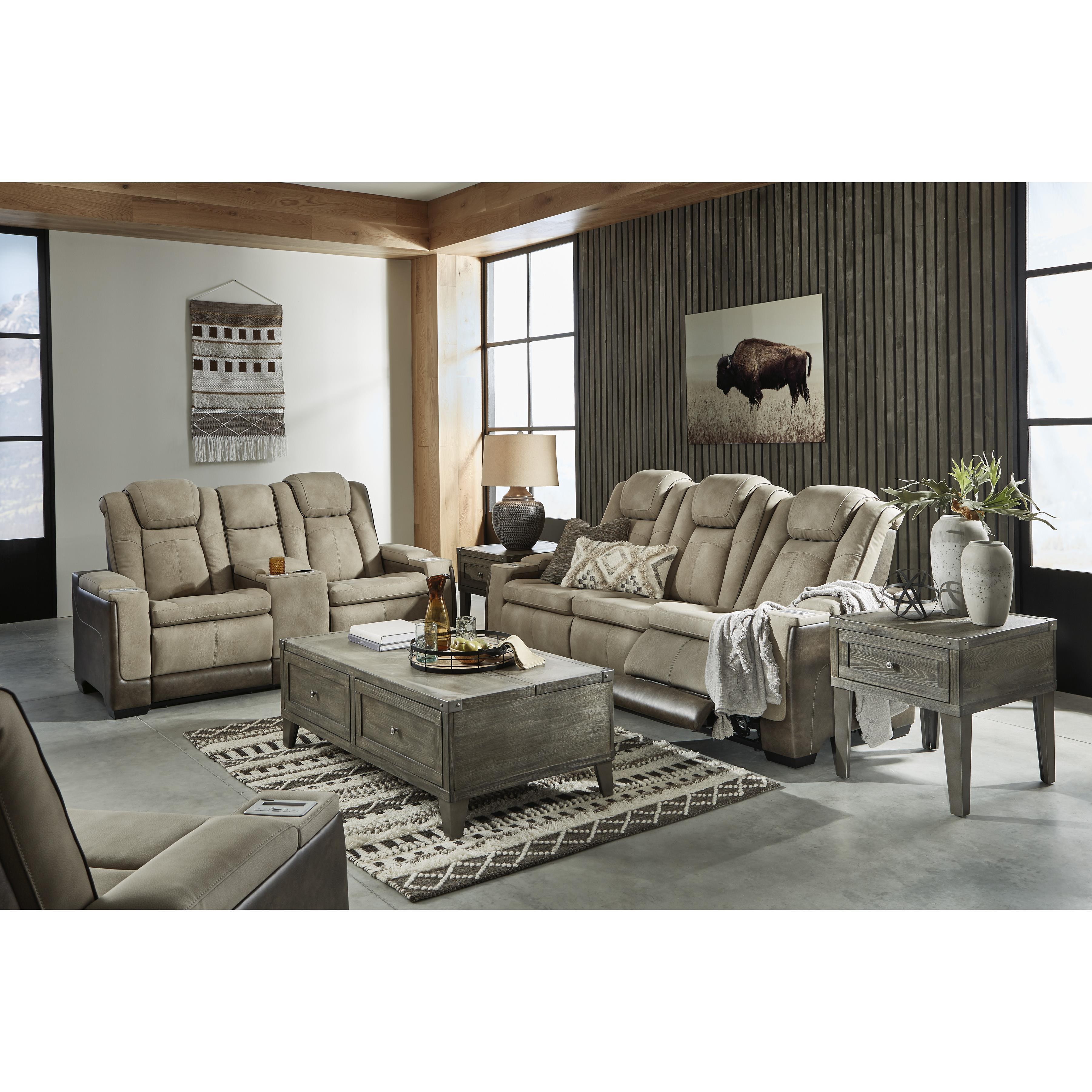 Signature Design by Ashley Next-Gen Durapella 22003U2 3 pc Power Reclining Living Room Set IMAGE 3
