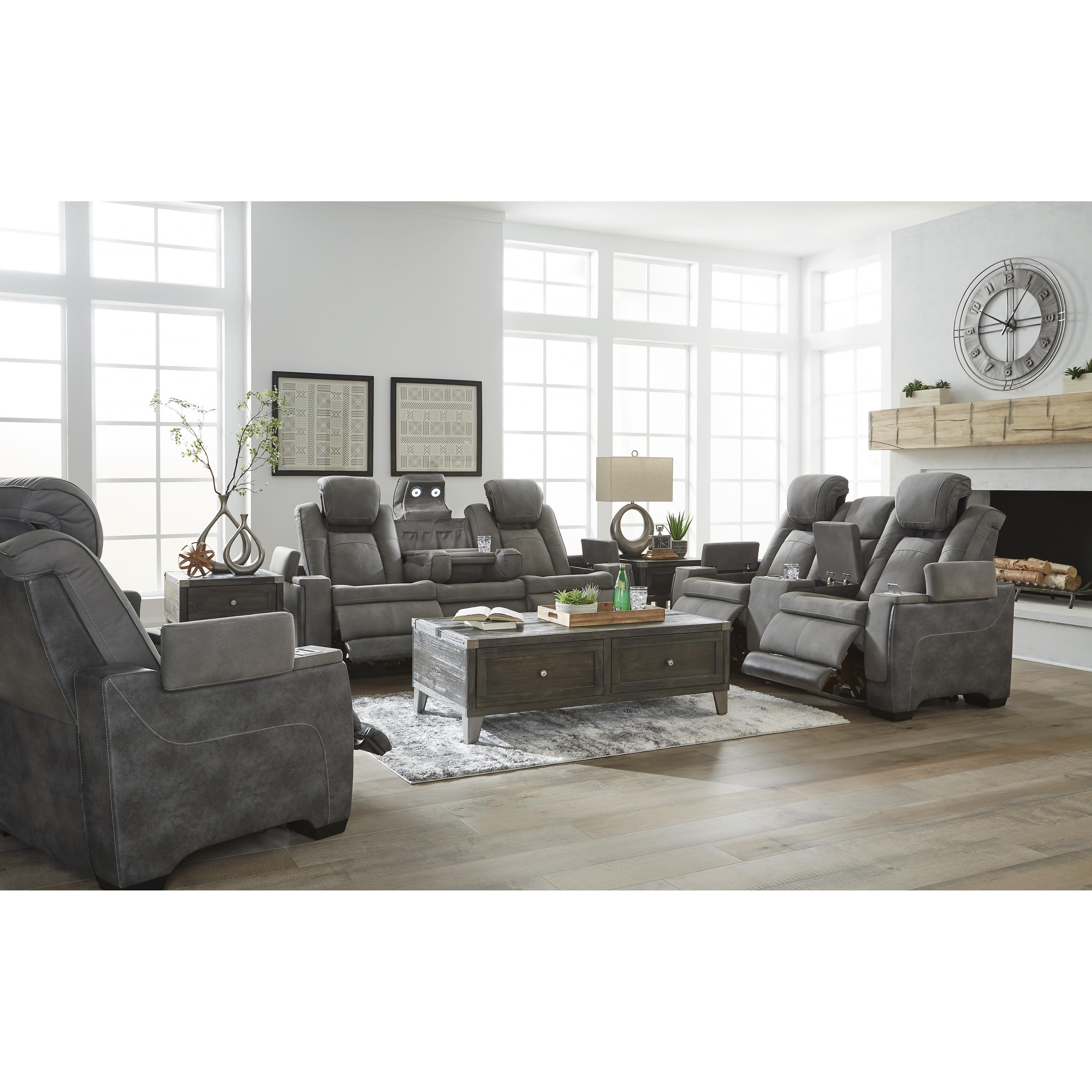 Signature Design by Ashley Next-Gen Durapella 22004U2 3 pc Power Reclining Living Room Set IMAGE 2