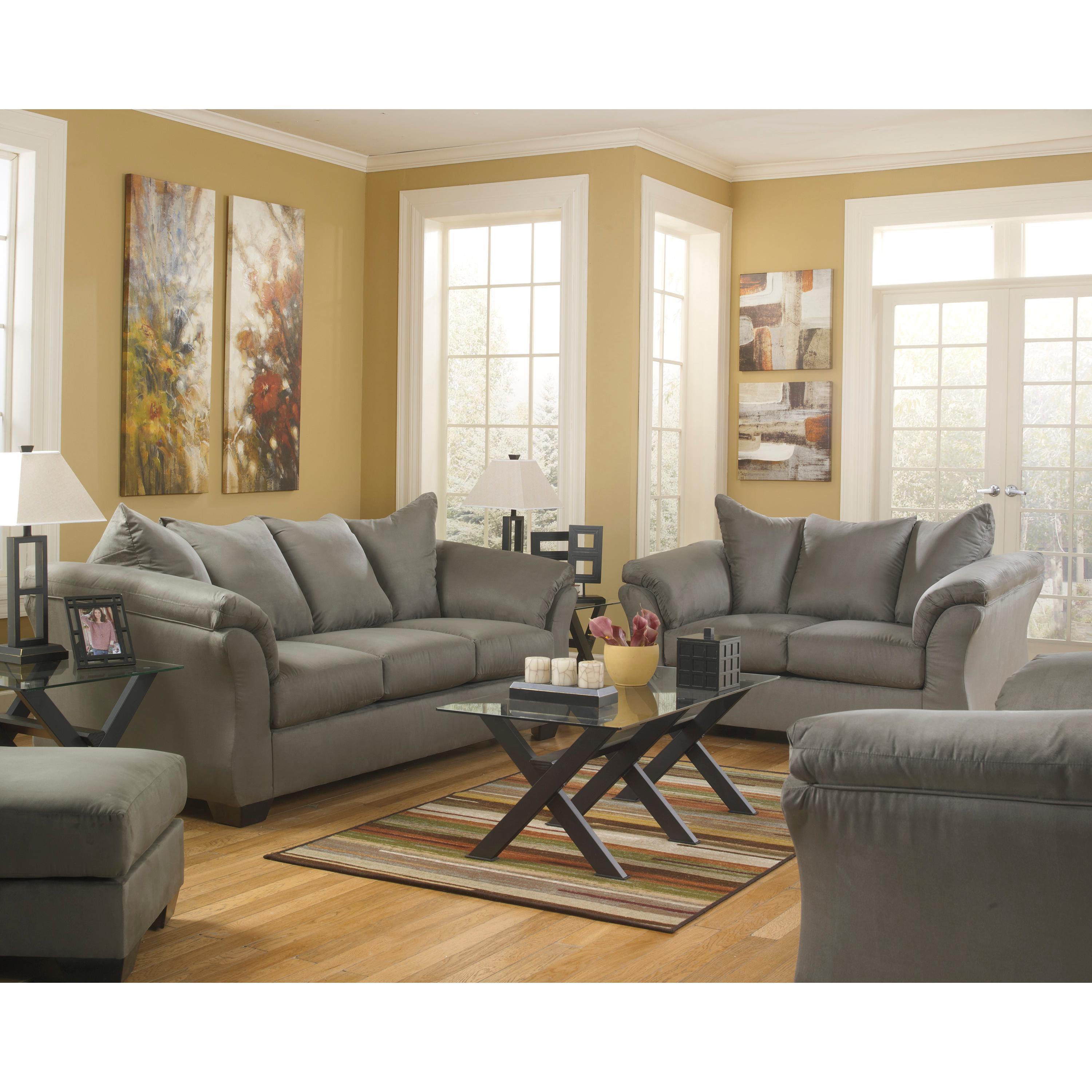 Signature Design by Ashley Darcy 75005U13 3 pc Living Room Set IMAGE 1