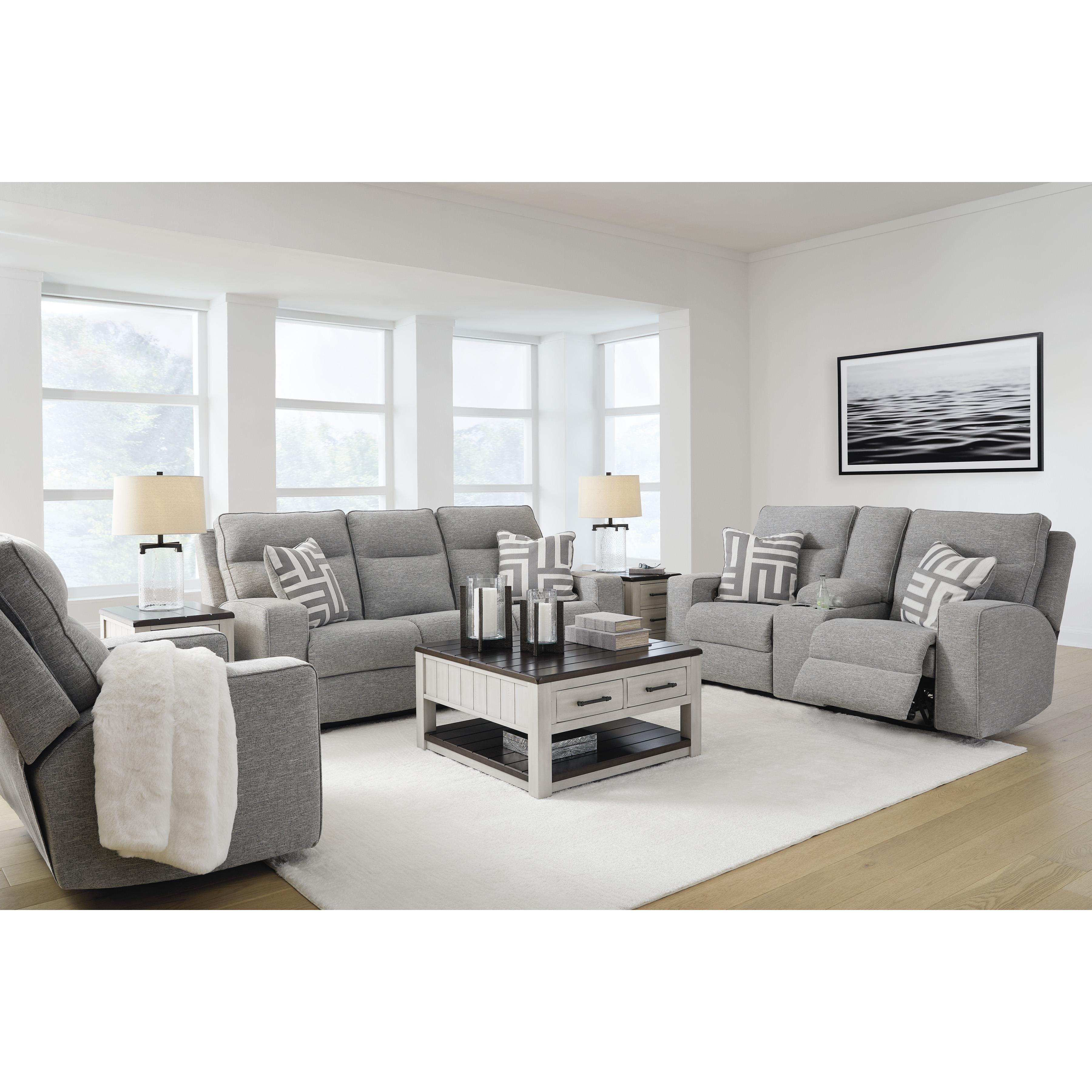 Signature Design by Ashley Biscoe 90503U2 3 pc Power Reclining Living Room Set IMAGE 1