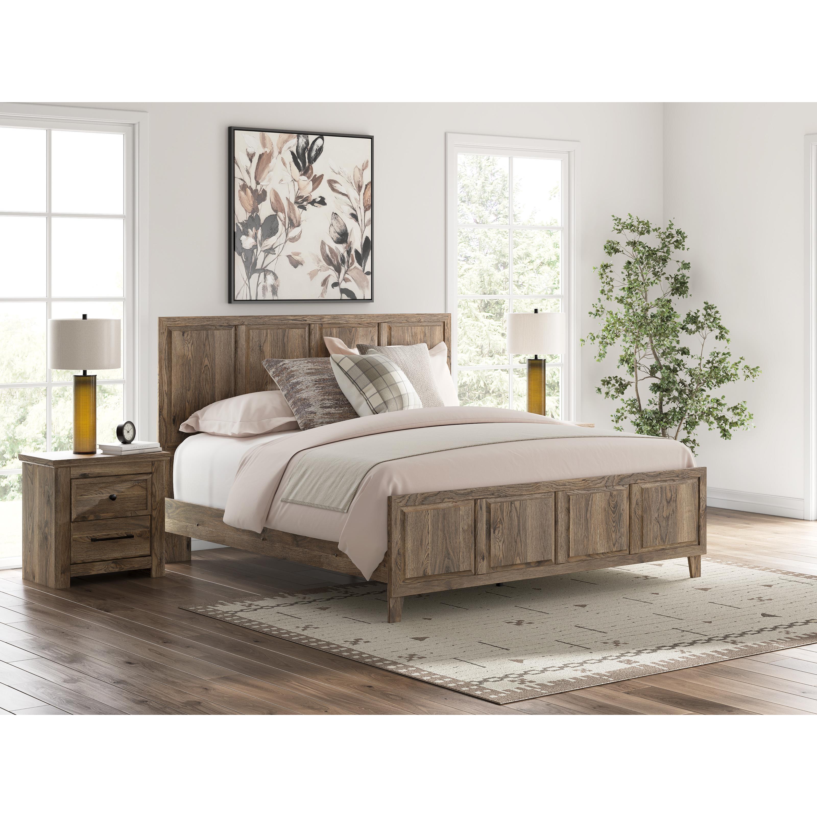 Signature Design by Ashley Rusticott PCB2260 8 pc King Panel Bedroom Set IMAGE 2