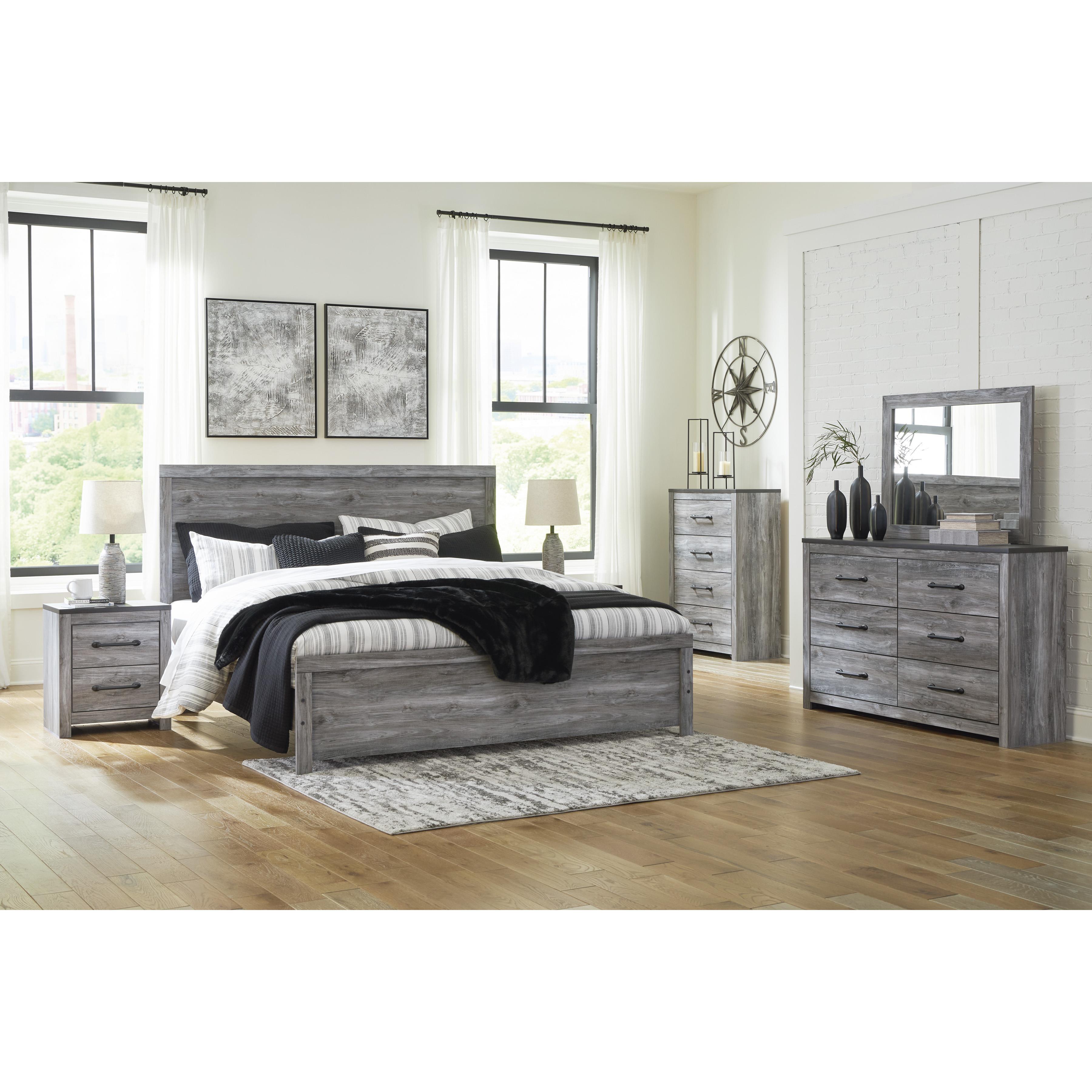 Signature Design by Ashley Bronyan B1290B9 6 pc King Panel Bedroom Set IMAGE 1