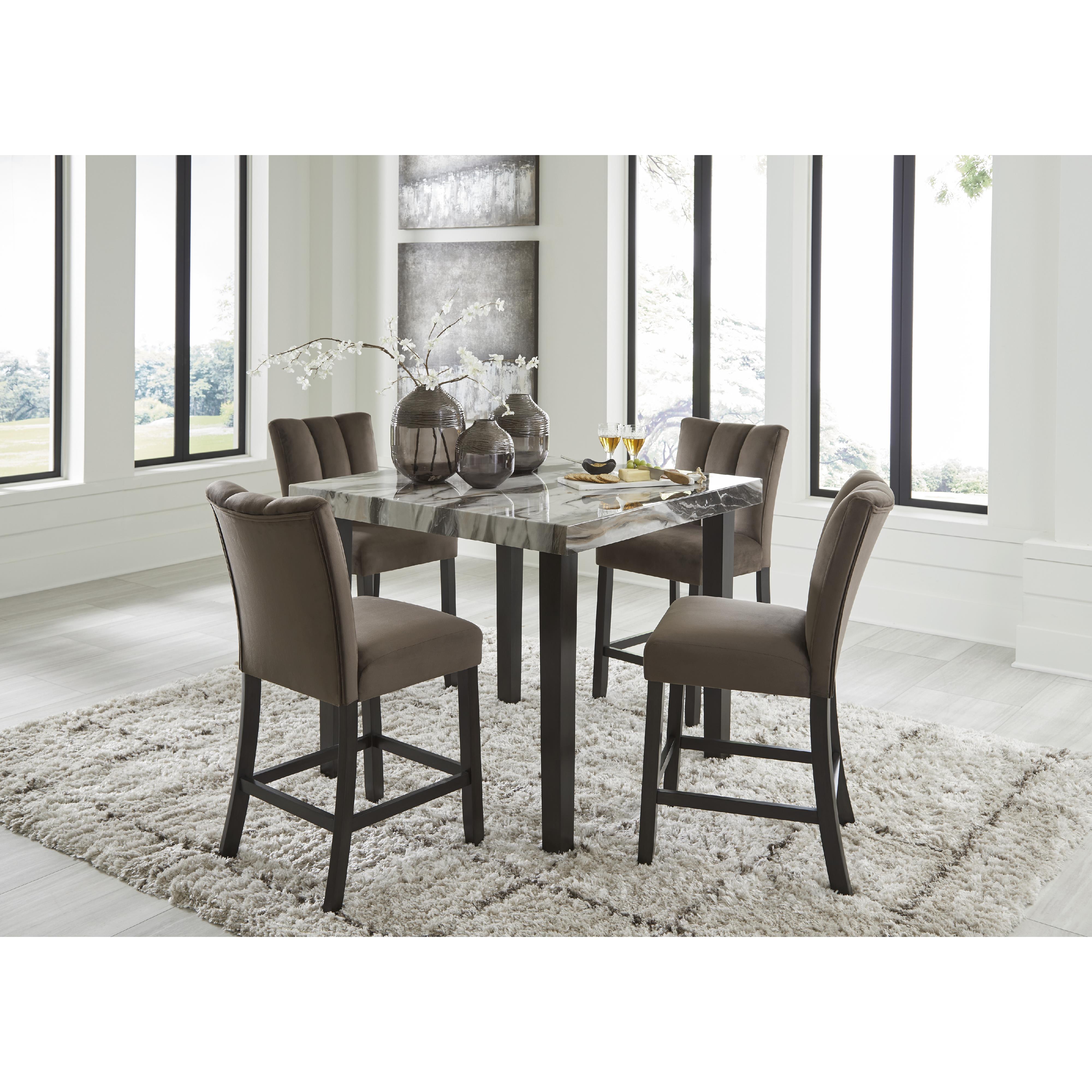 Signature Design by Ashley Jeshina PCD581 5 pc Counter Height Dining Set IMAGE 1