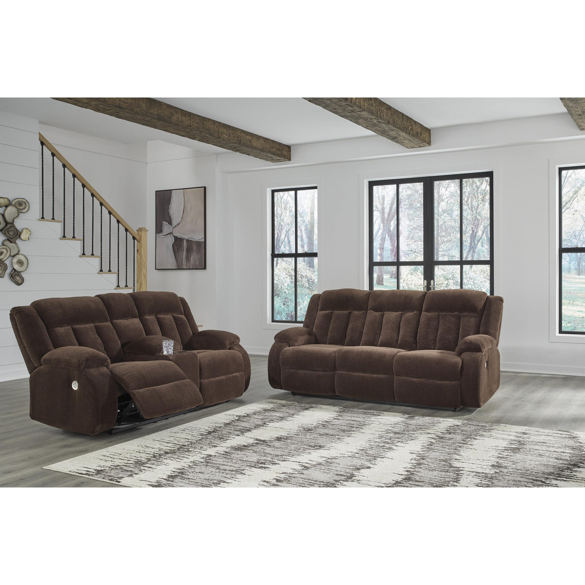 Signature Design by Ashley Observation PC21406U1 2 pc Power Reclining Living Room Set IMAGE 1