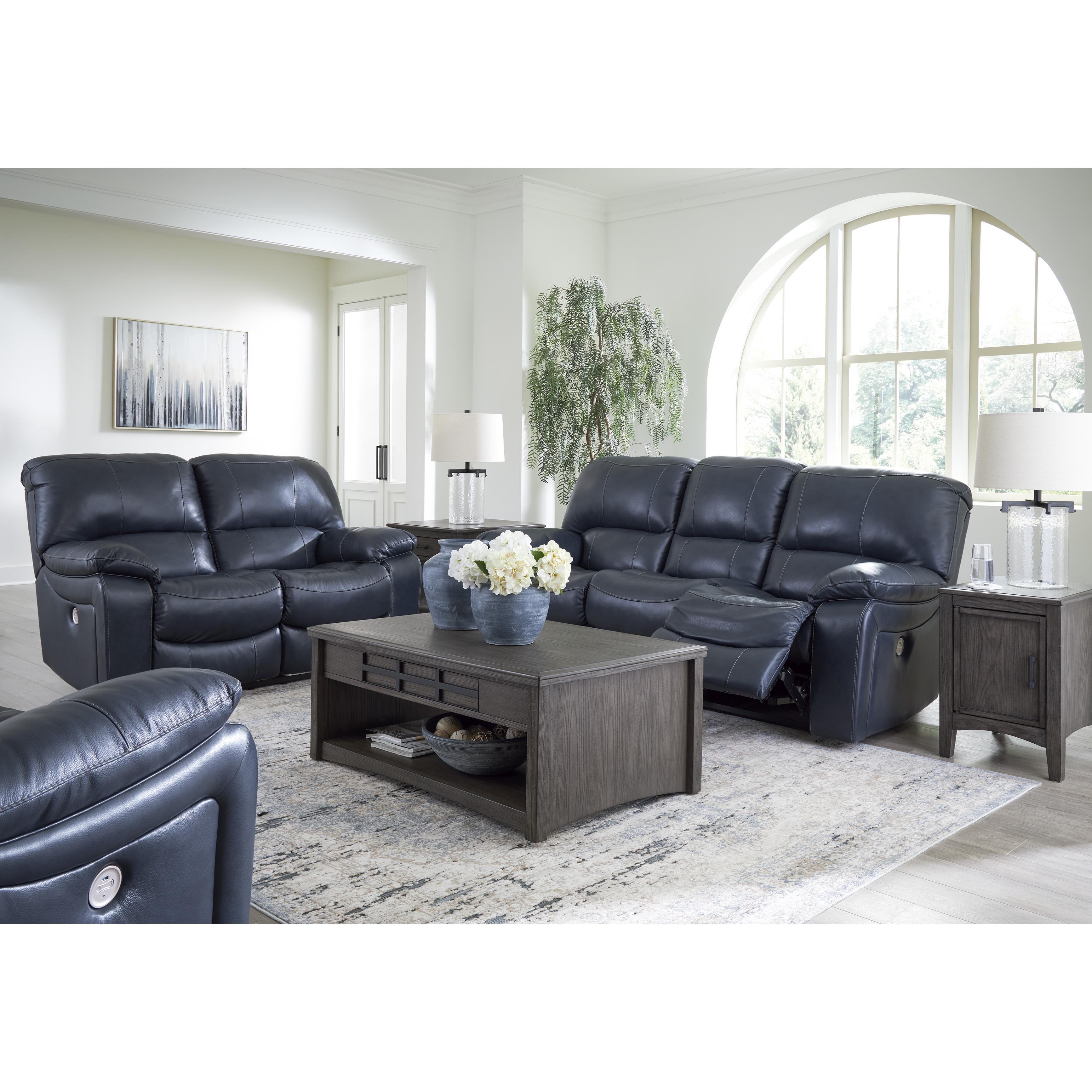 Signature Design by Ashley Leesworth U43809U2 3 pc Power Reclining Living Room Set IMAGE 2