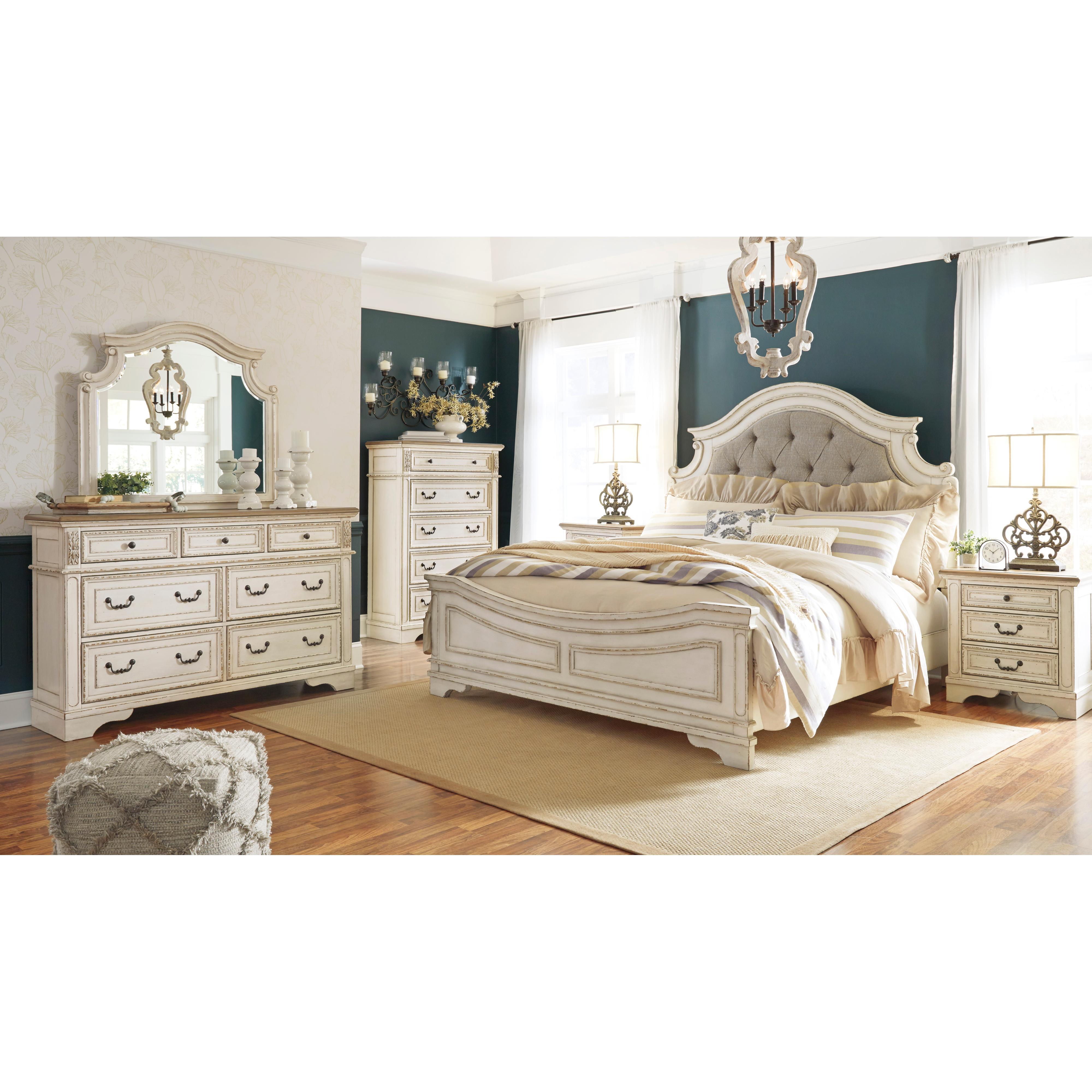 Signature Design by Ashley Realyn B743B31 6 pc California King Panel Bedroom Set IMAGE 1