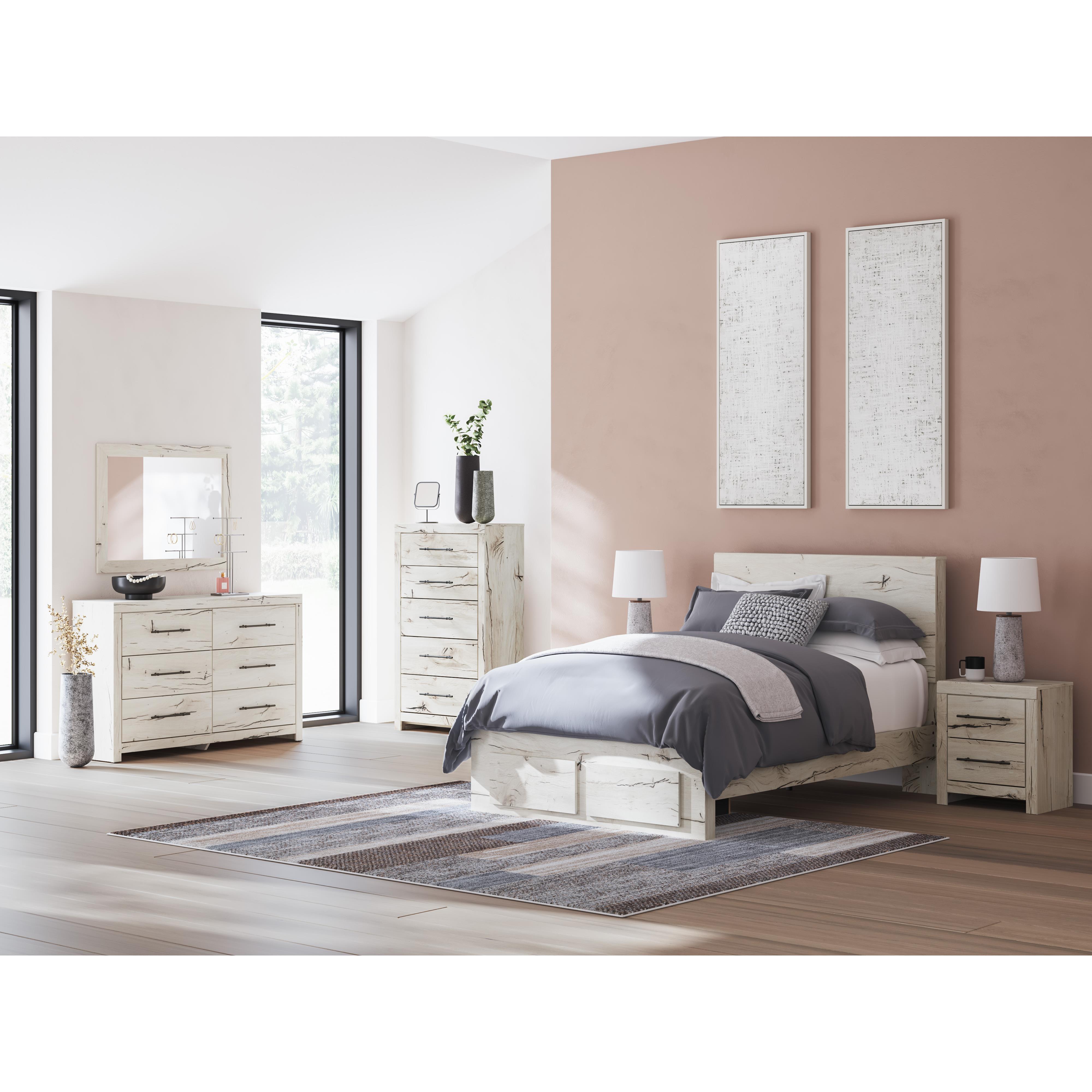 Signature Design by Ashley Lawroy B2310B54 6 pc Full Panel Bedroom Set IMAGE 1