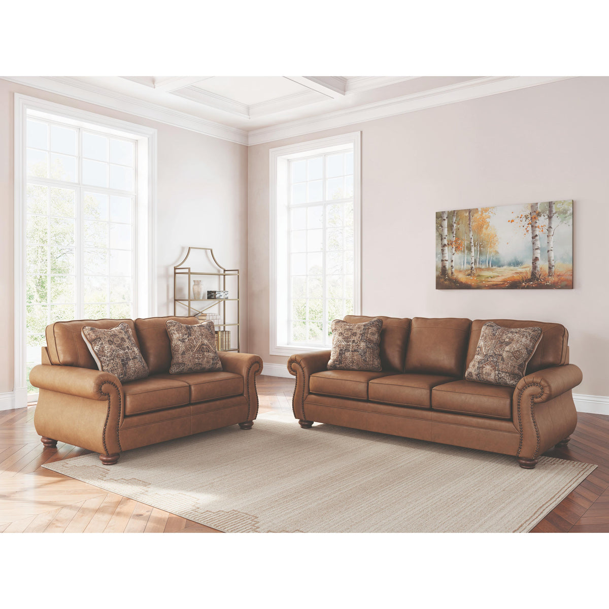 Signature Design by Ashley Chasemore PC55902 2 pc Living Room Set IMAGE 2