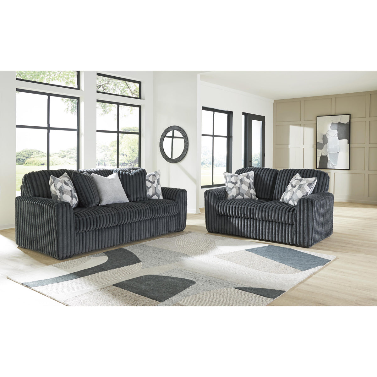 Signature Design by Ashley Midnight-Madness 98105 2 pc Living Room Set IMAGE 2