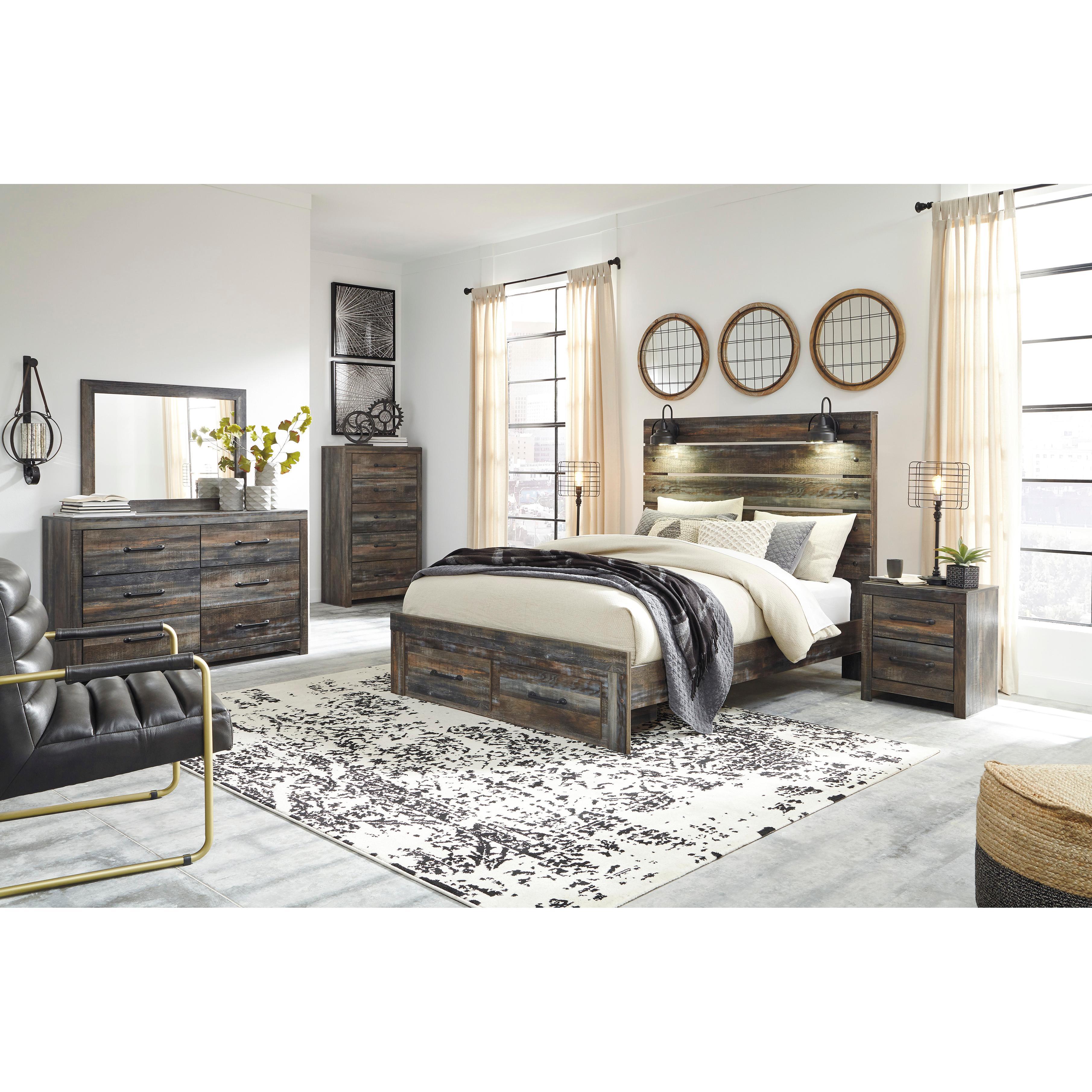 Signature Design by Ashley Drystan B211B107 6 pc Queen Storage Bedroom Set IMAGE 1