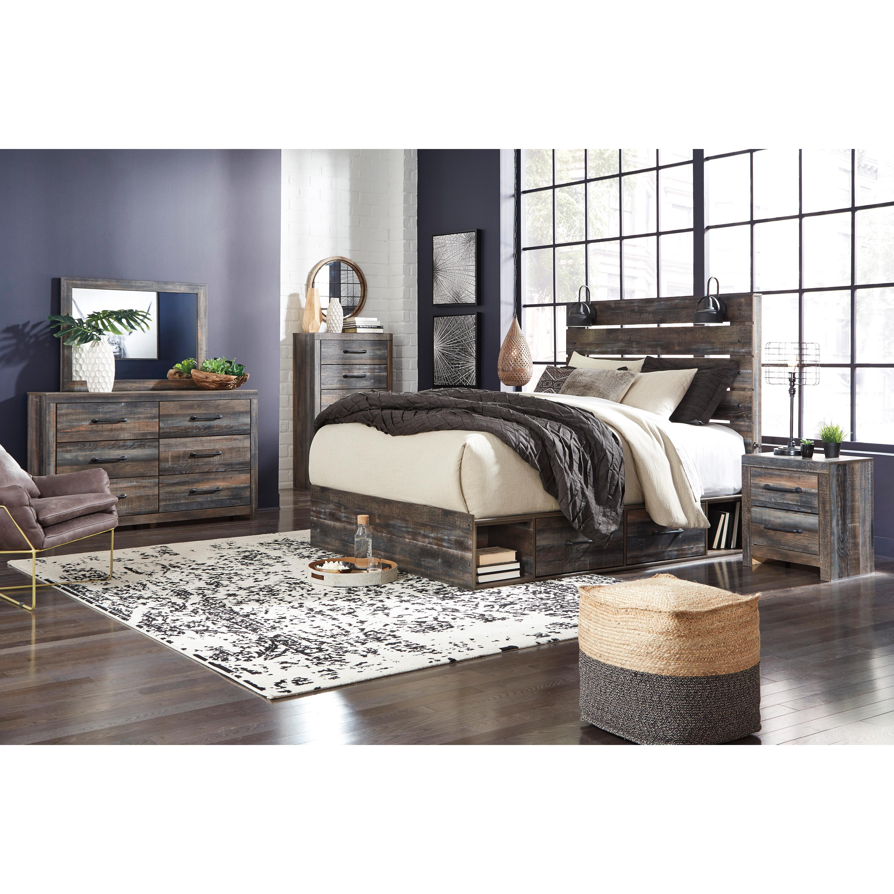 Signature Design by Ashley Drystan B211B96 6 pc Queen Storage Bedroom Set IMAGE 1