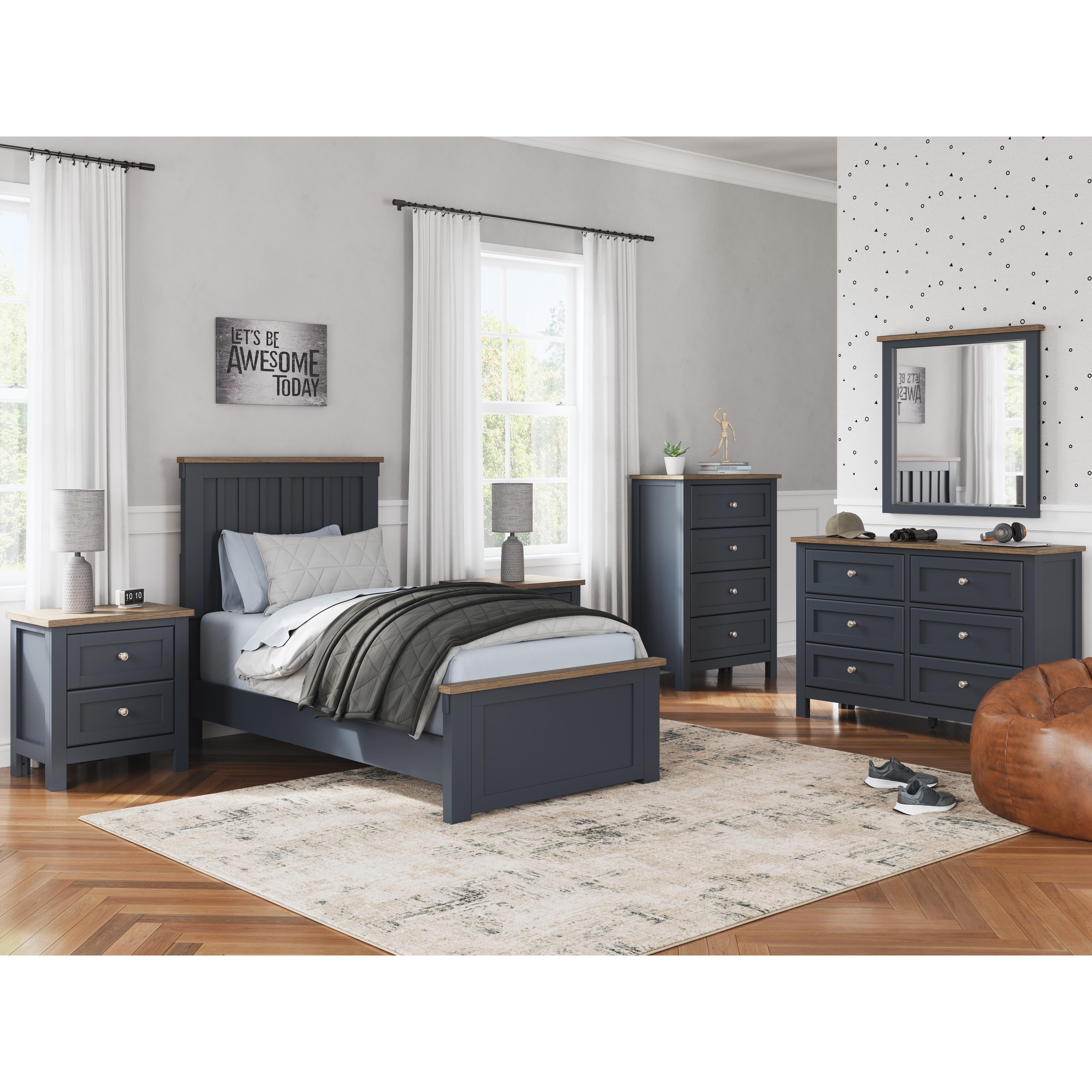 Signature Design by Ashley Landocken B414B20 6 pc Twin Bedroom Set IMAGE 1