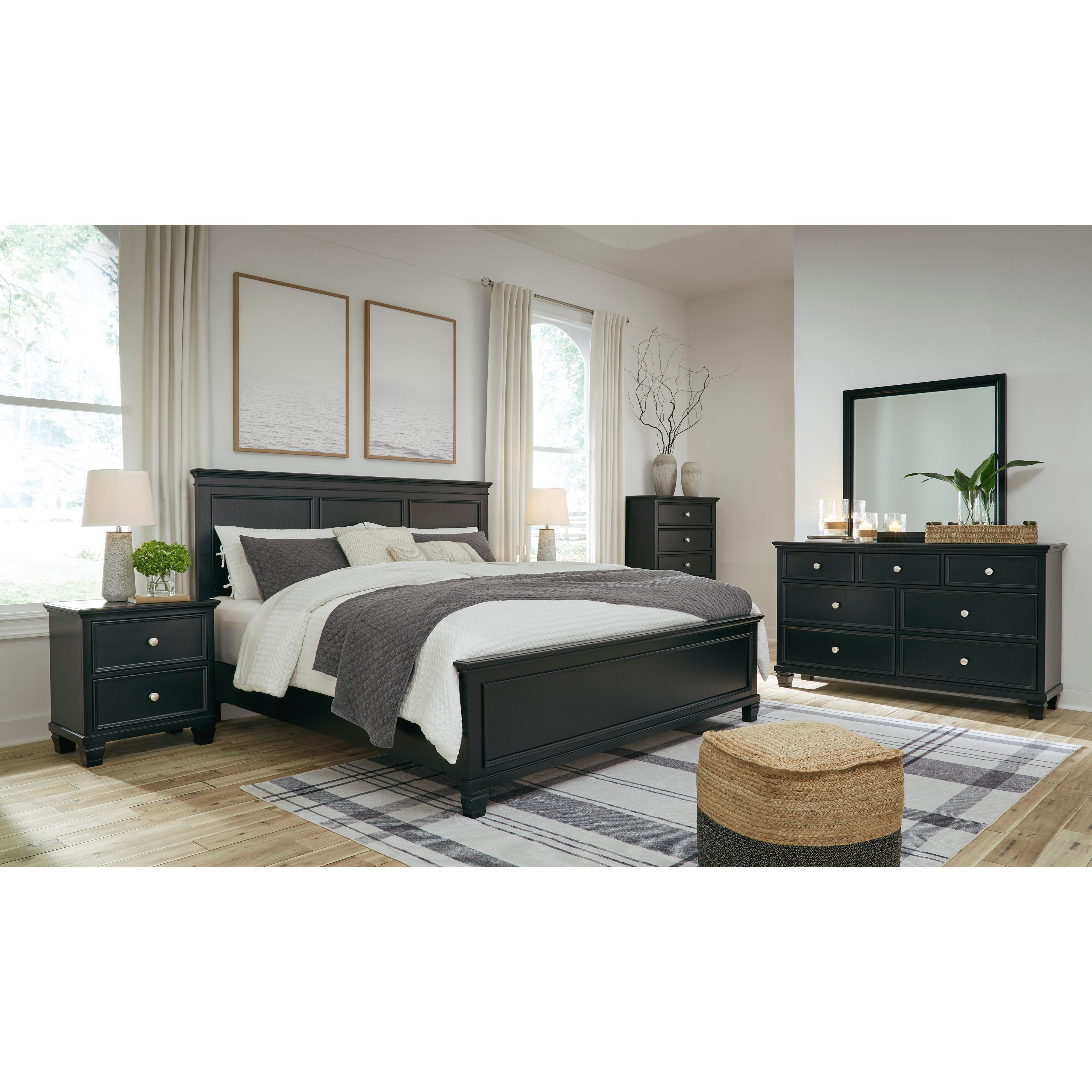 Signature Design by Ashley Lanolee B687B15 6 pc Queen Panel Bedroom Set IMAGE 1