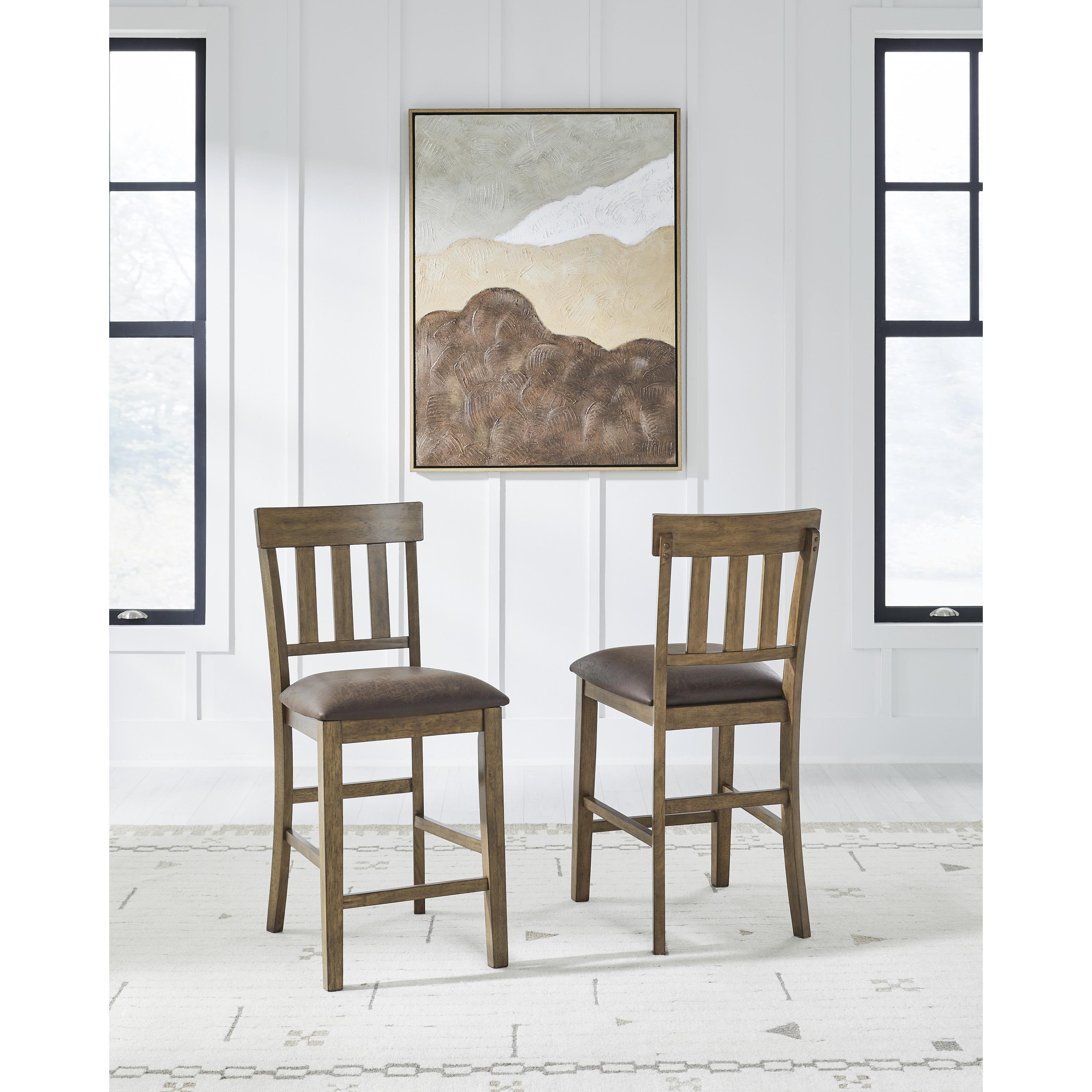 Signature Design by Ashley Urbinforte PCD592 6 pc Counter Height Dining Set IMAGE 3