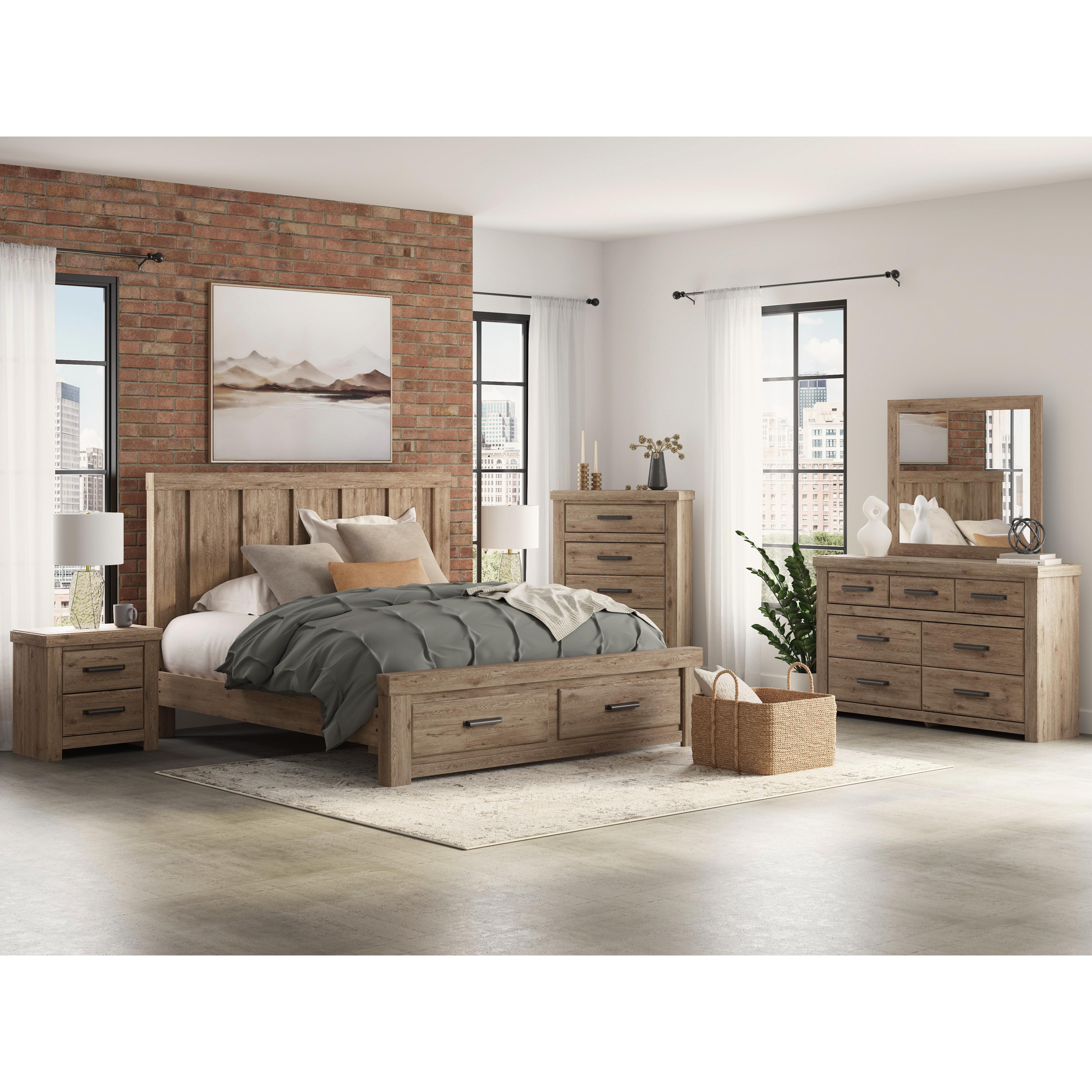 Signature Design by Ashley Oliandon PCB2844 8 pc King Panel Bedroom Set IMAGE 1