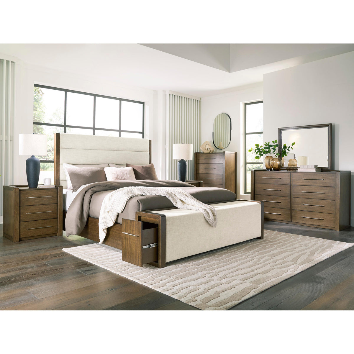 Benchcraft Marxmore B863 8 pc Queen Panel Storage Bedroom Set IMAGE 2