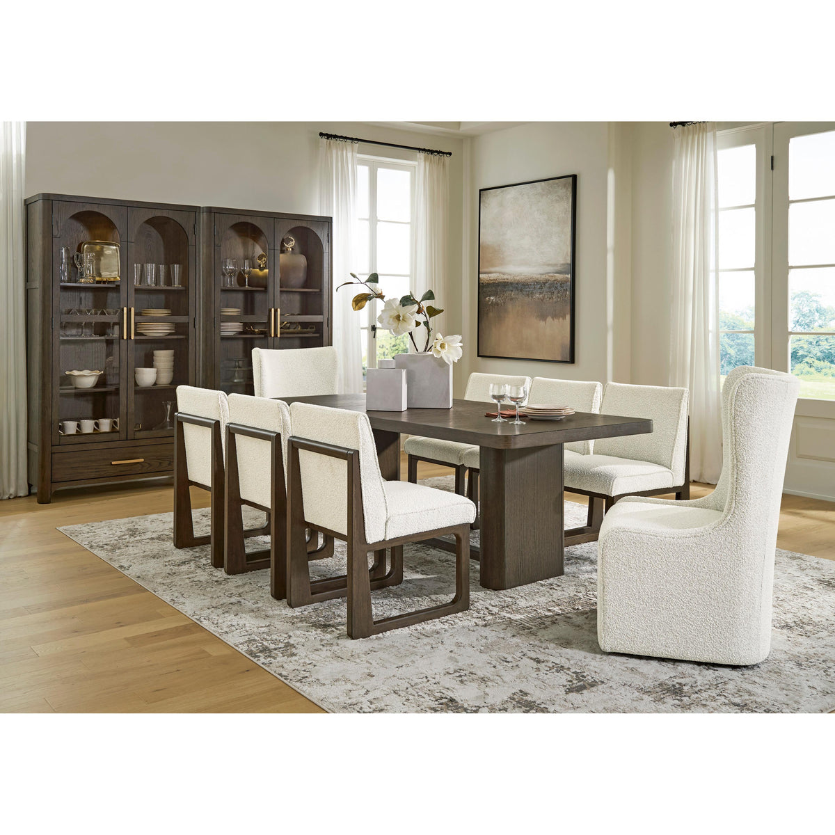 Signature Design by Ashley Radkin PCD843 11 pc Dining Set IMAGE 1