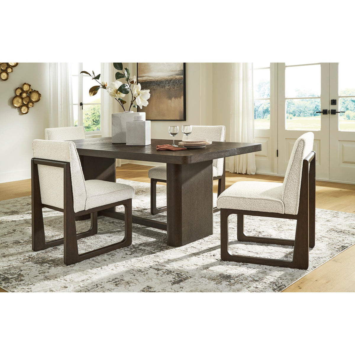 Signature Design by Ashley Radkin PCD843 5 pc Dining Set IMAGE 1