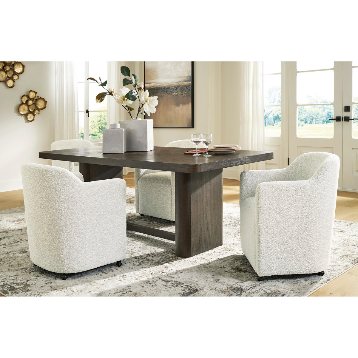 Signature Design by Ashley Radkin PCD843 5 pc Dining Set IMAGE 1