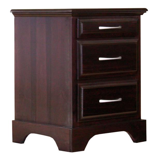 Mako Solid Wood Furniture Symphony 2900-65 Nightstand (Chocolate) IMAGE 1