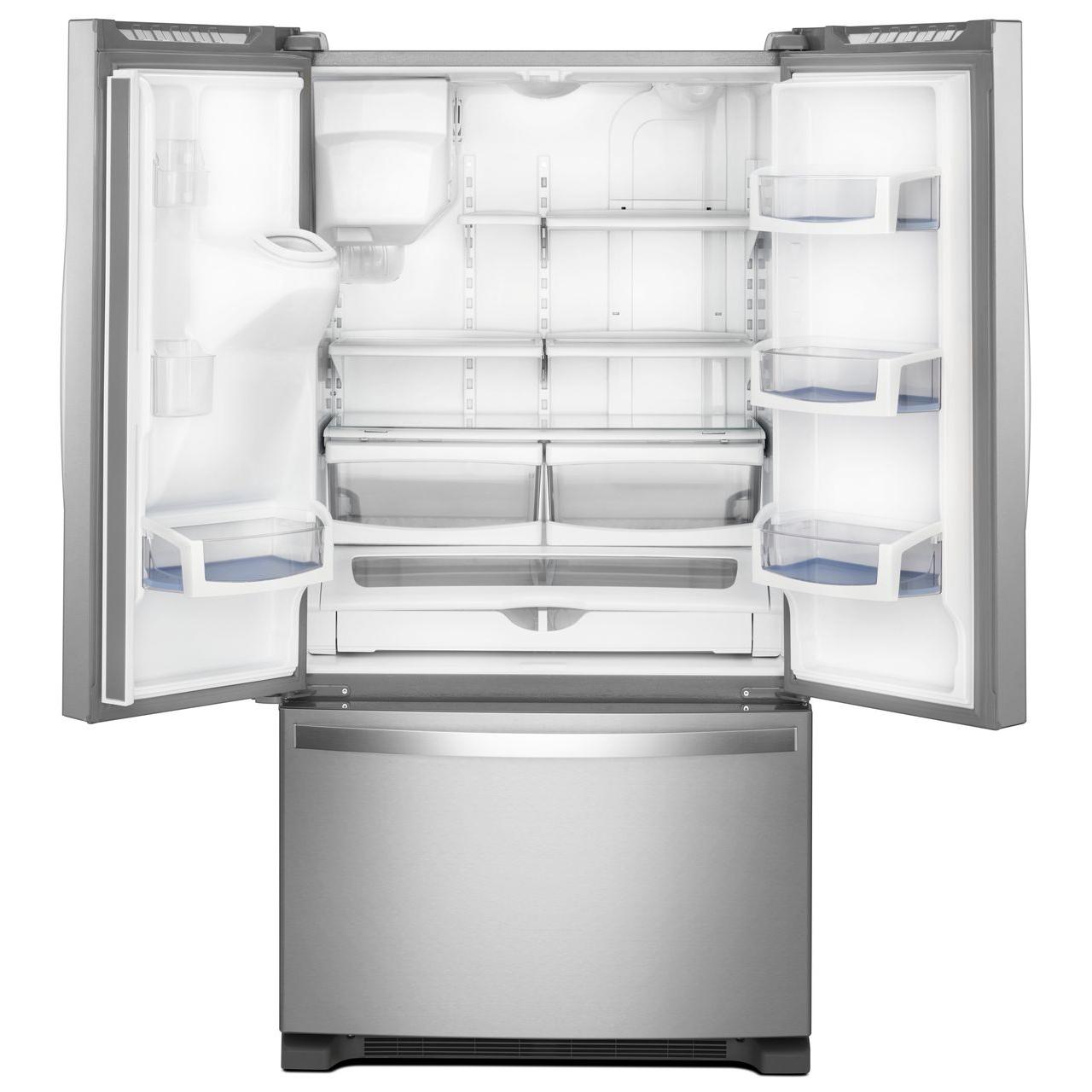 Whirlpool 36-inch, 19.7 cu. ft. Counter-Depth French 3-Door Refrigerator WRF550CDHZ IMAGE 2