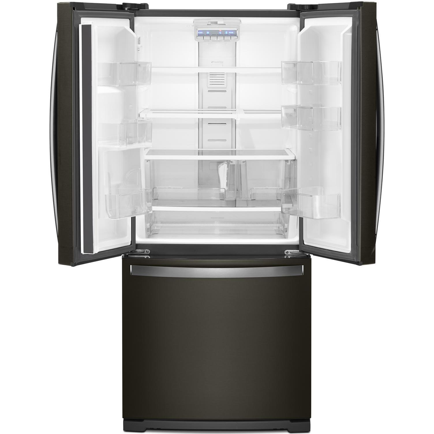 Whirlpool 30-inch, 19.68 cu.ft. Freestanding French 3-Door Refrigerator with FreshFlow™ Air Filter WRF560SFHV IMAGE 3